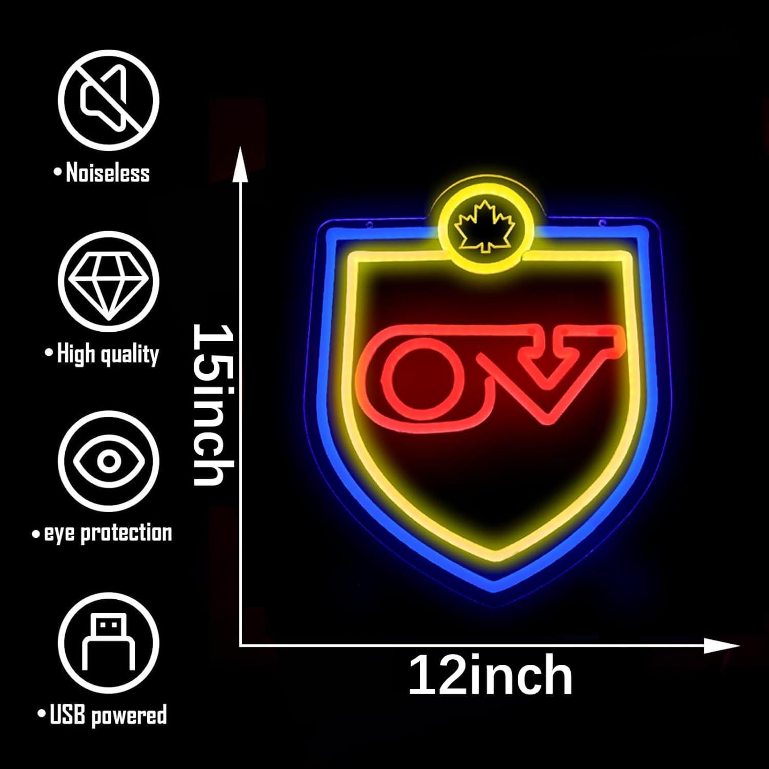 Letrero de Neón LED Vintage Old Vienna Cerveza 35.5x27.9cm