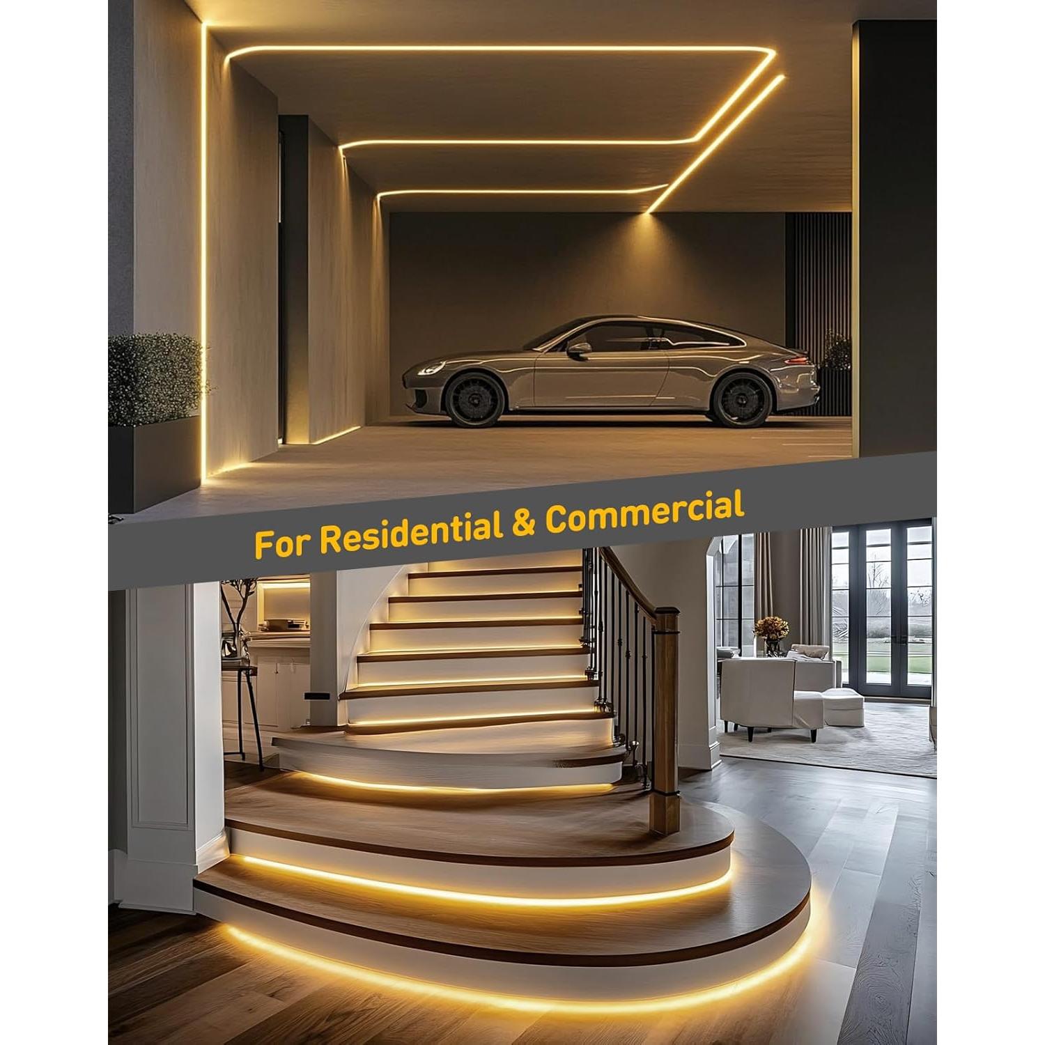 Tira de Neón LED 3D Shine Decor 5m 2800K Blanco Cálido IP65