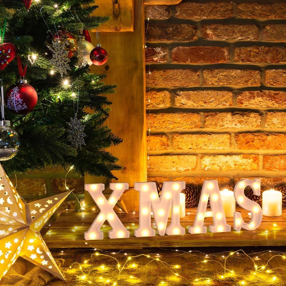 Letras Iluminadas LED Cidenbio Letra S Decoración Fiesta