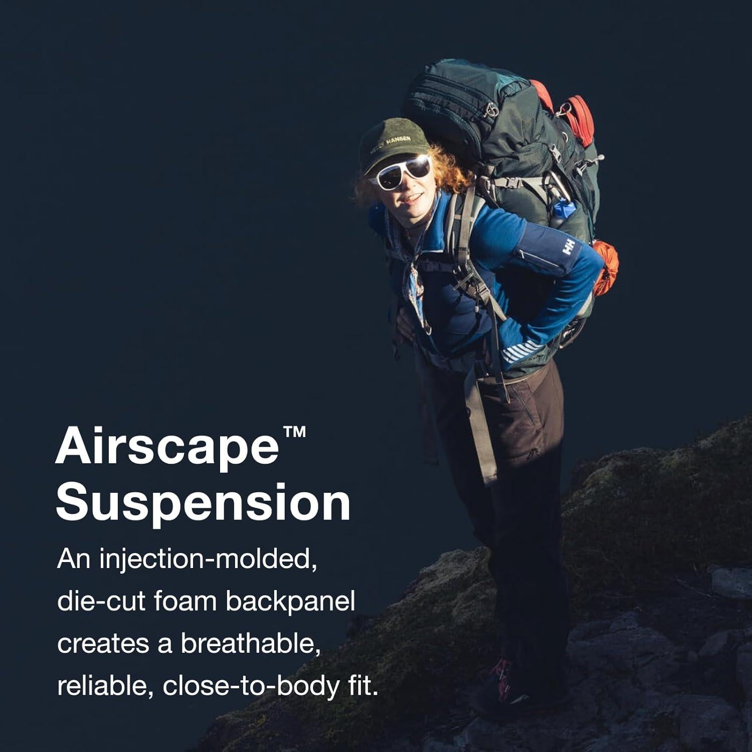 Mochila de Senderismo Osprey Ariel Plus 60L para Mujeres - Negro