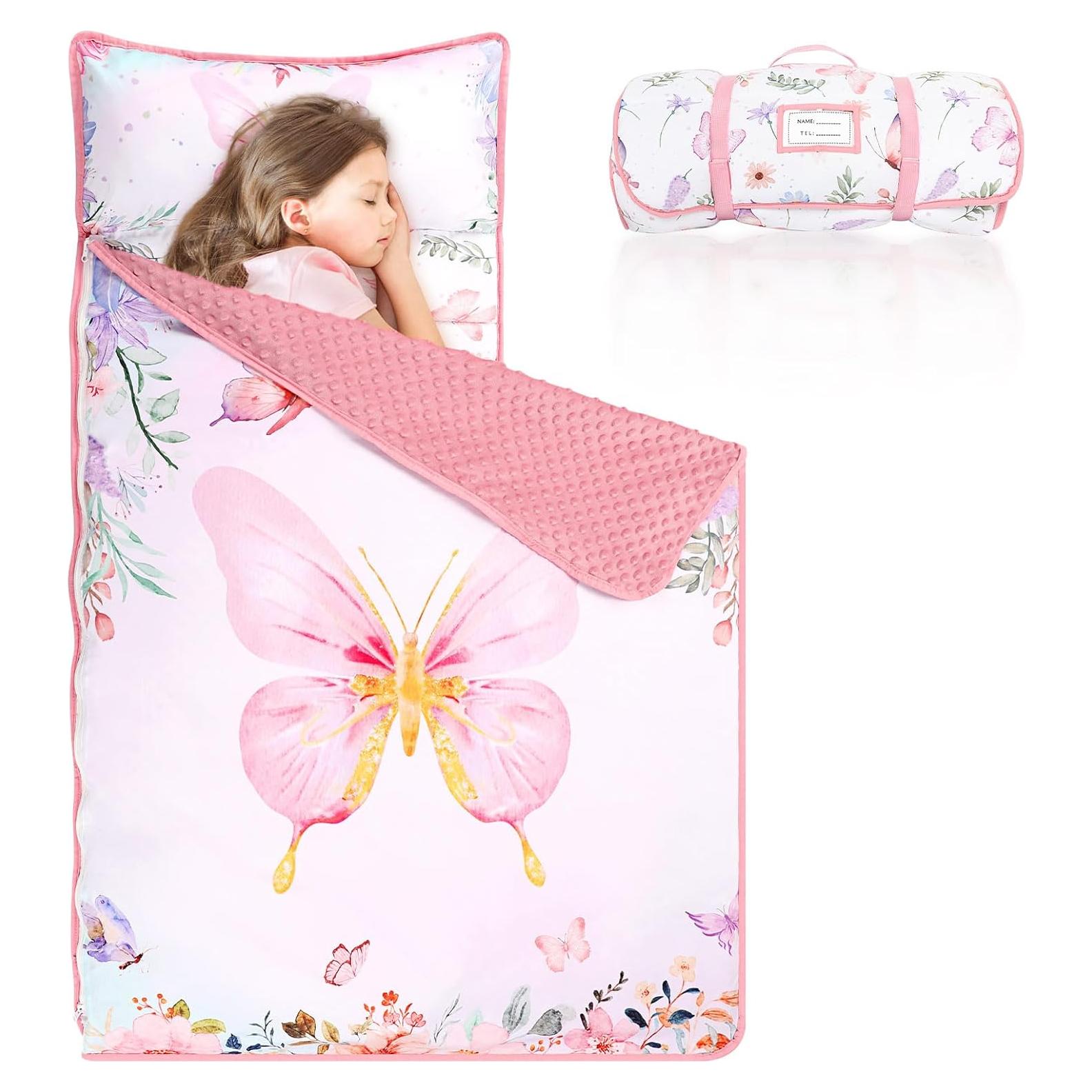 Colchoneta para Siesta Pea Pod con Almohada y Manta 130x58cm