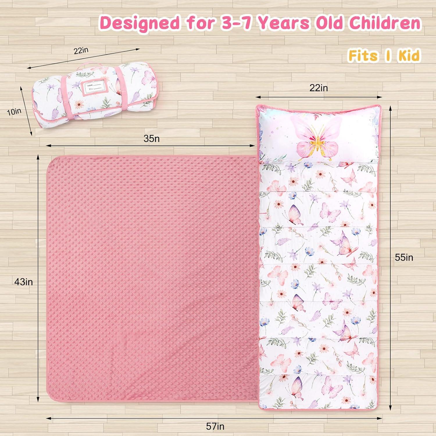 Colchoneta para Siesta Pea Pod con Almohada y Manta 130x58cm