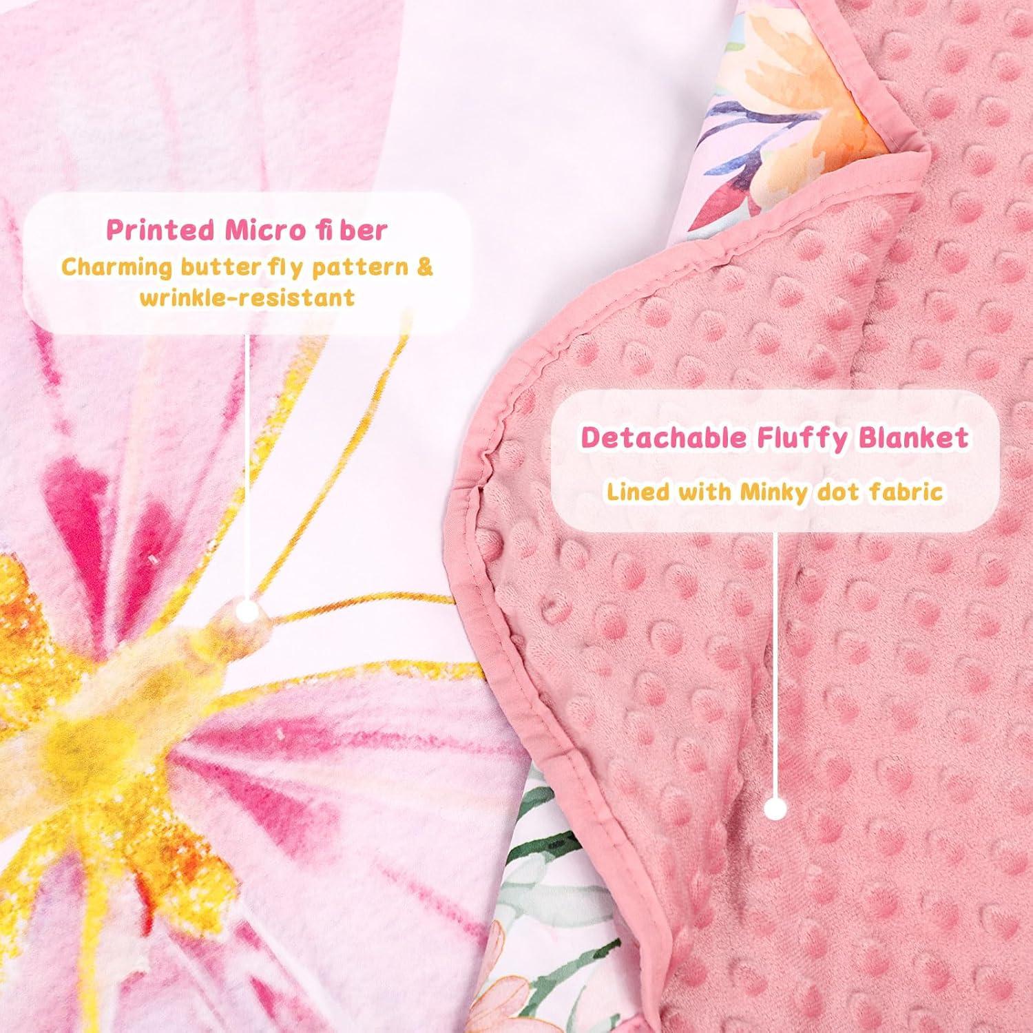 Colchoneta para Siesta Pea Pod con Almohada y Manta 130x58cm