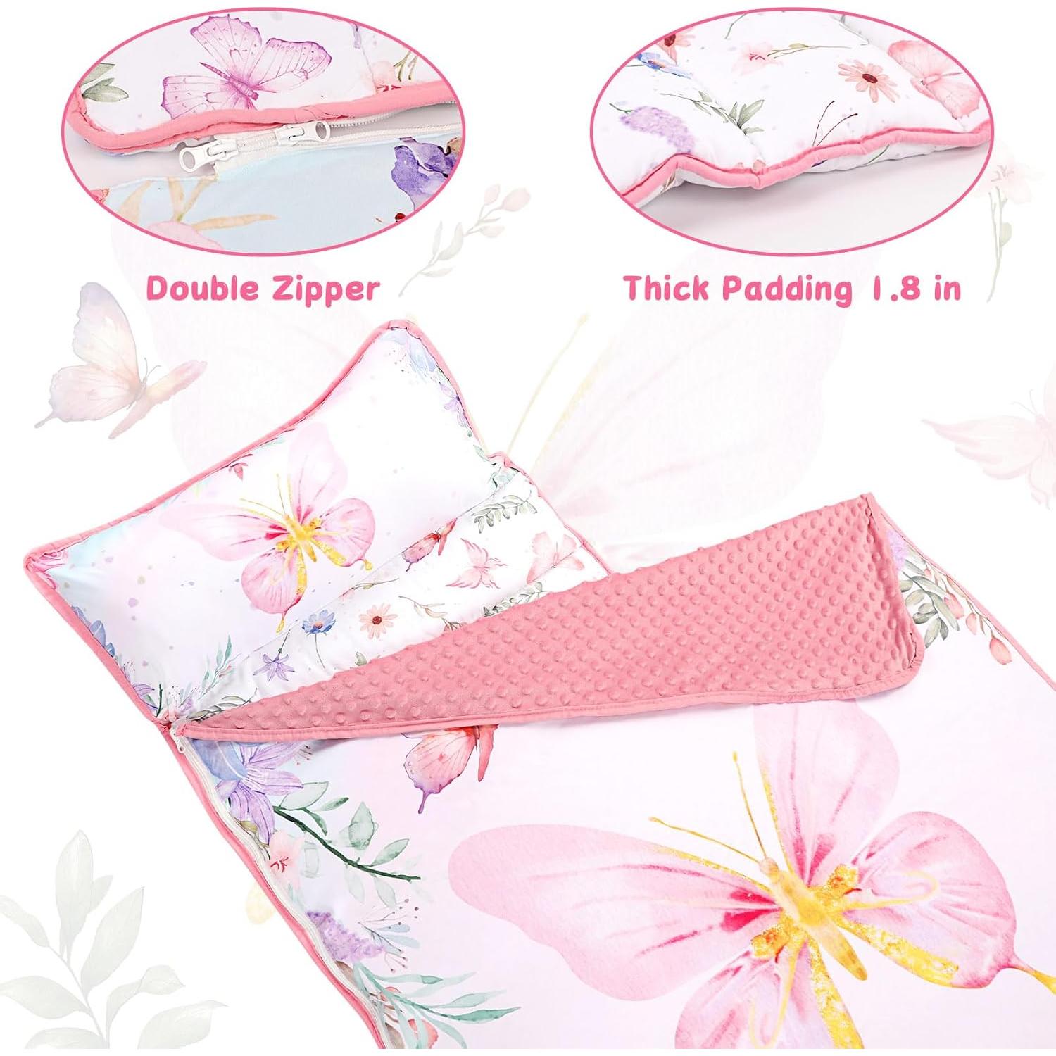 Colchoneta para Siesta Pea Pod con Almohada y Manta 130x58cm