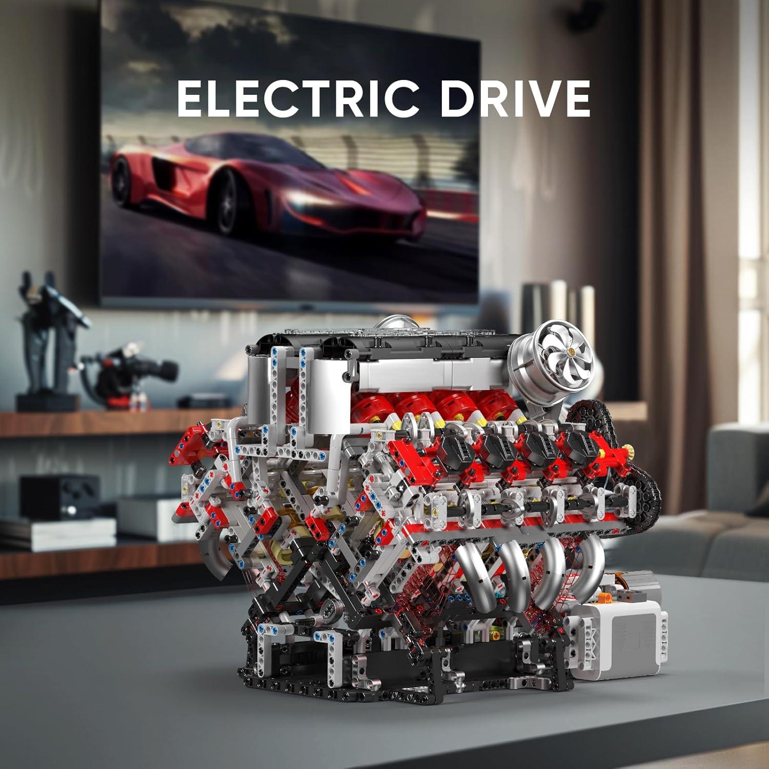 Kit Motor V8 Mould King 2718 Piezas Juguete STEM