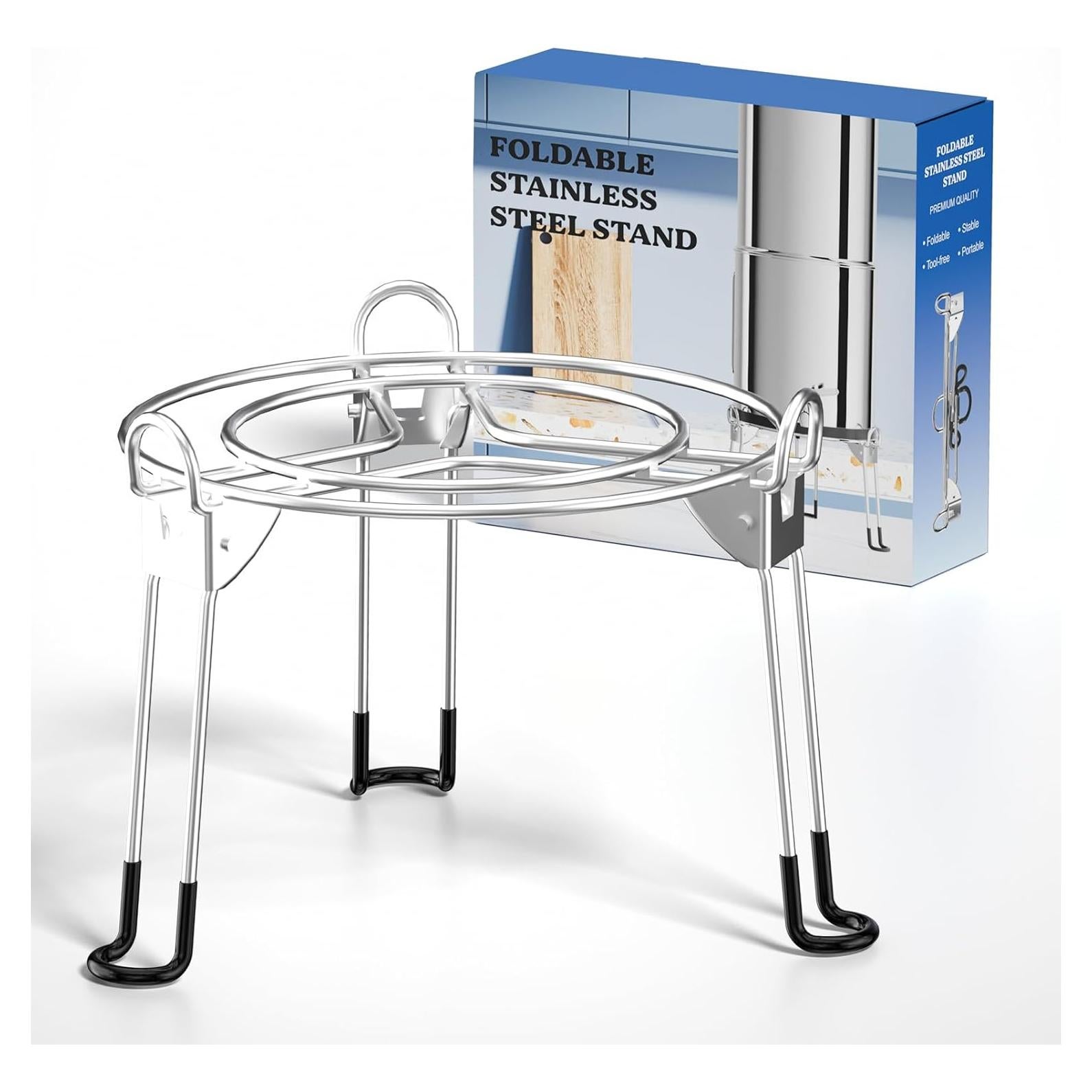 Soporte Plegable de Acero Inoxidable Purewell 23.6x19.1cm