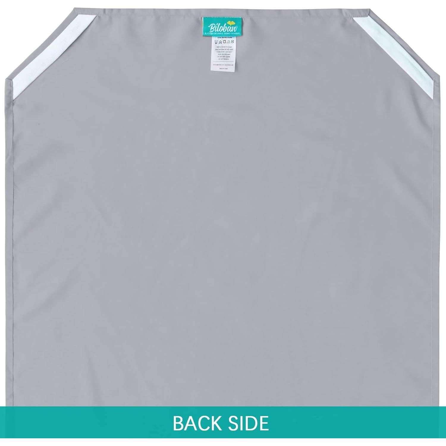 Sábanas para Cuna Biloban 58x102 cm Microfibra Gris - 2 Piezas