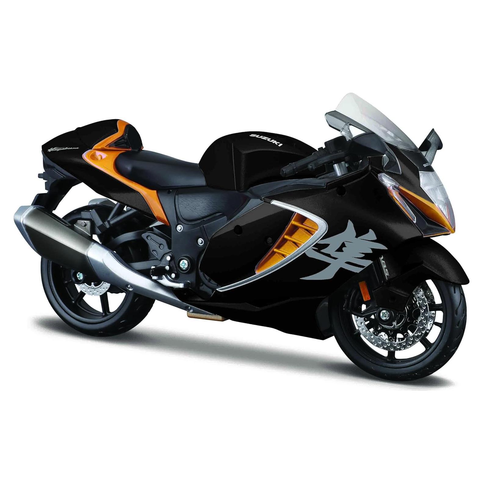 Maisto Motocicleta Diecast Hayabusa 2022 Negro 1:12