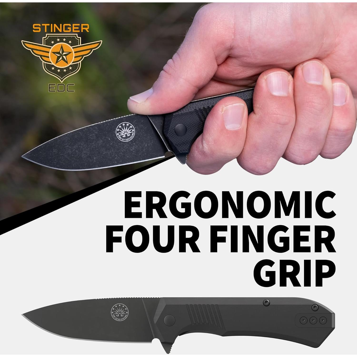 Cuchillo Plegable Stinger EDC Cuchillos Off-Grid 7.62 cm