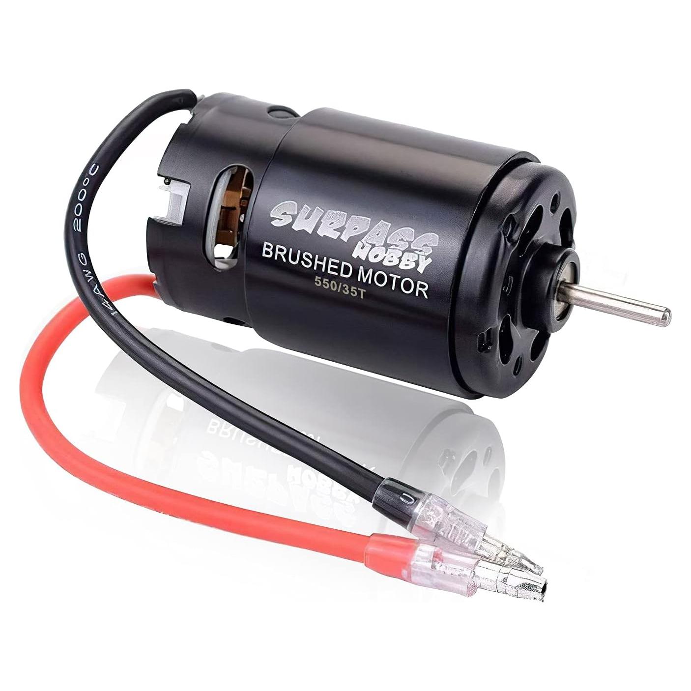 Motor Eléctrico Cepillado SURPASS HOBBY 550 35T 9500 RPM