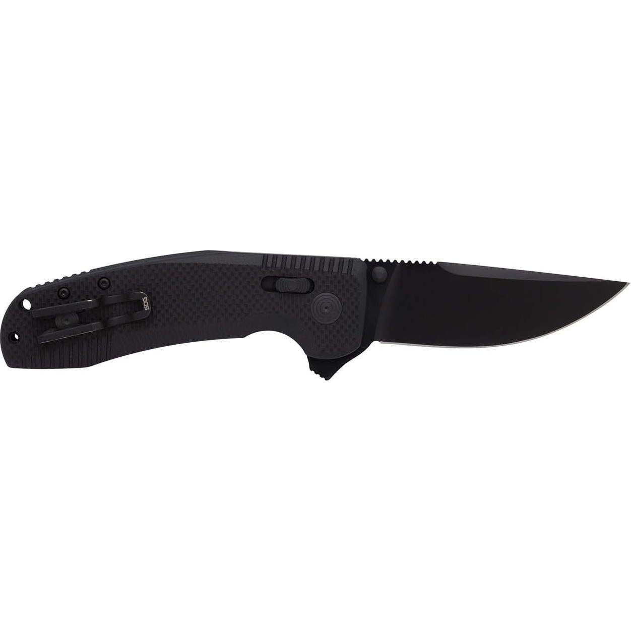 Cuchillo Plegable SOG TAC XR | Hoja Acero D2 8.6 cm | Mango G10