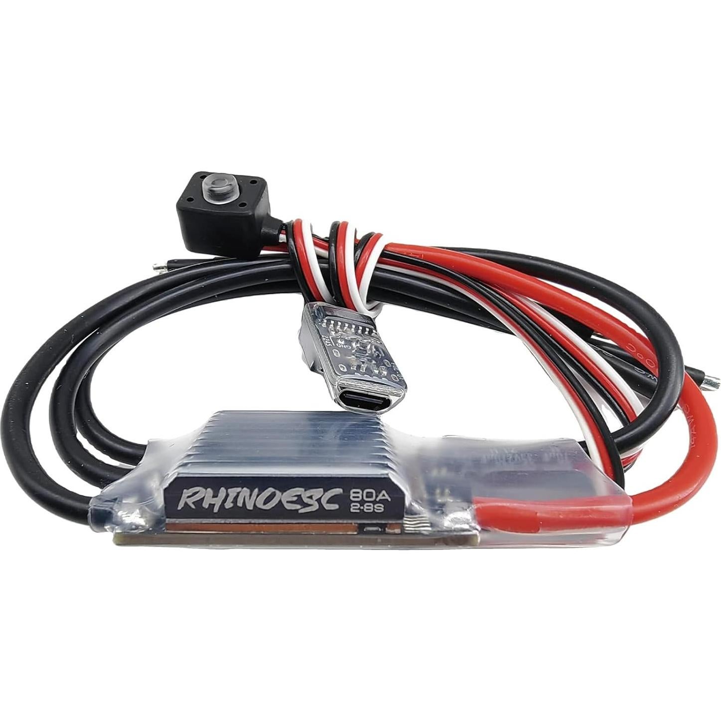 ESC Crawler RhinoESC VE80A 2-8S 5.2-8.2V para RC 1/8 1/10