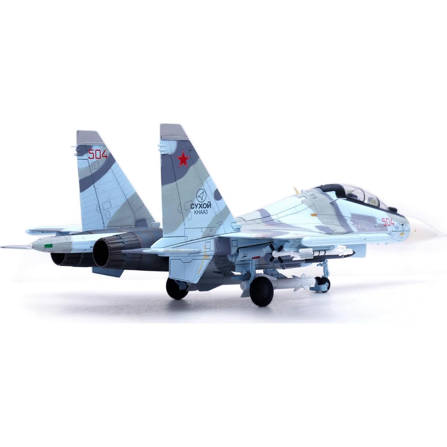 Modelo a Escala 1:72 Su-30MKK Panzerkampf Diecast 14645PC