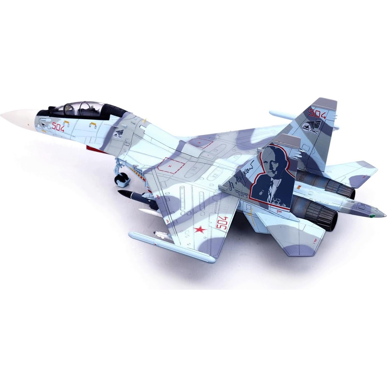 Modelo a Escala 1:72 Su-30MKK Panzerkampf Diecast 14645PC