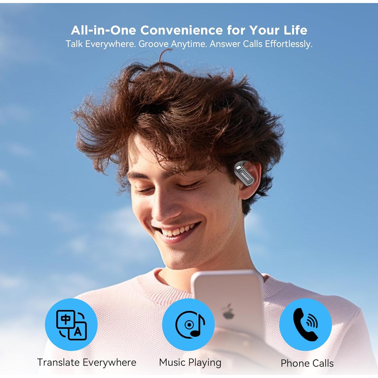 Auriculares Inalámbricos BUGANI OWSB10S Bluetooth 5.4 IPX5