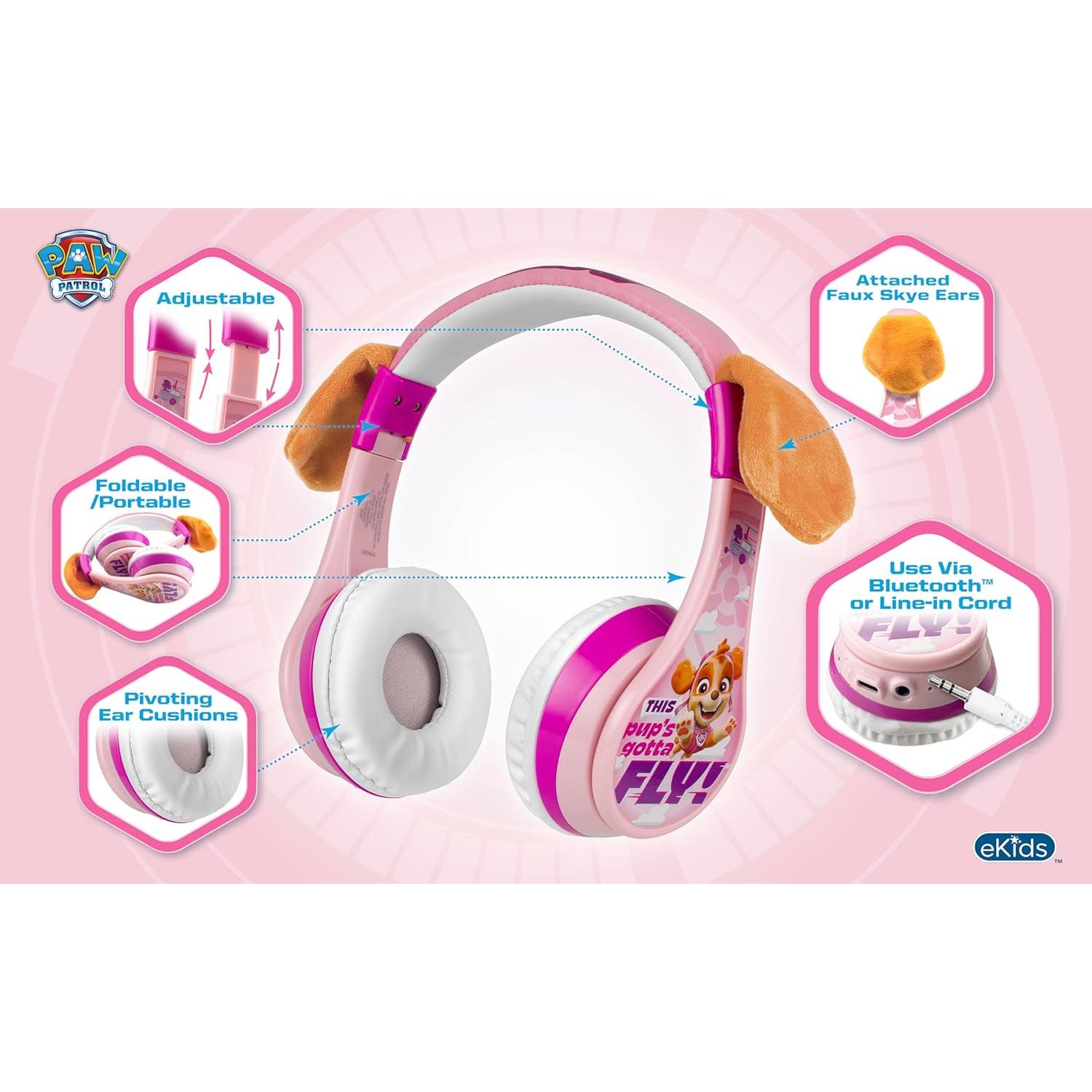 Auriculares Inalámbricos Bluetooth KIDdesigns Skye Paw Patrol
