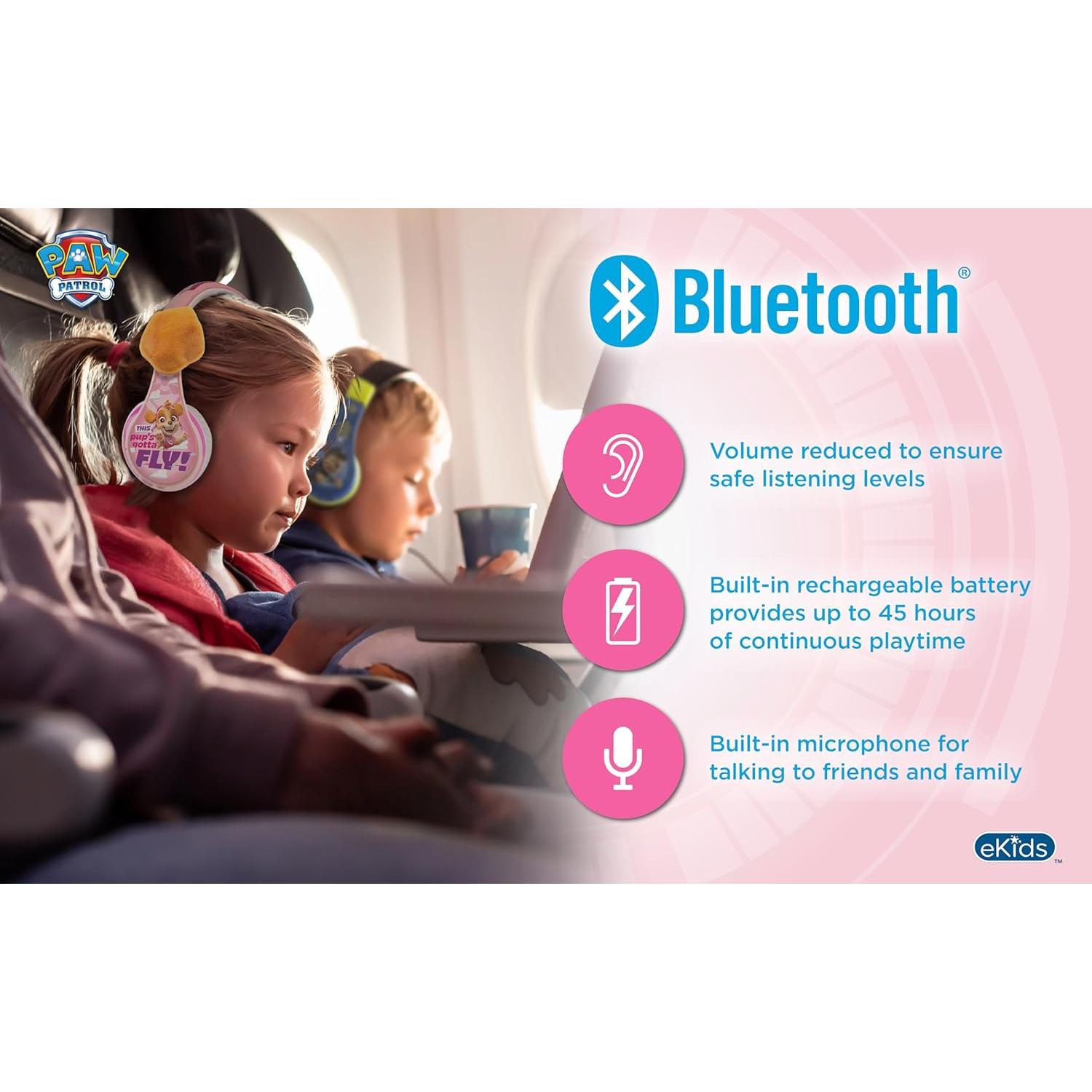 Auriculares Inalámbricos Bluetooth KIDdesigns Skye Paw Patrol