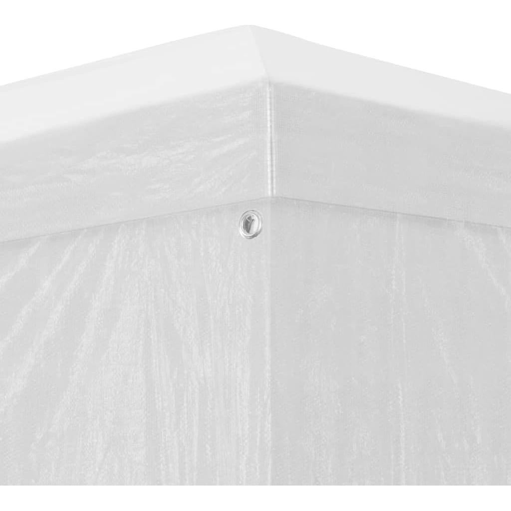 Carpa de Fiesta ZQQLVOO 3x3m Blanca Resistente a UV y Agua