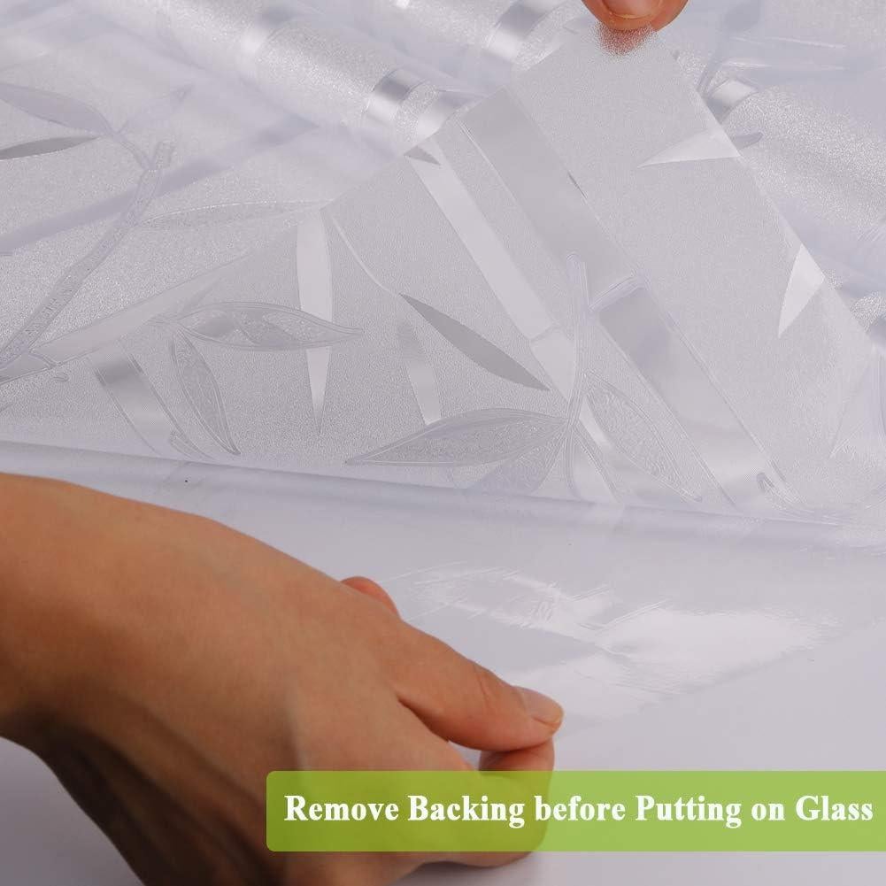 Película Adhesiva Estática Mikomer 44.5x200 cm Bambú UV