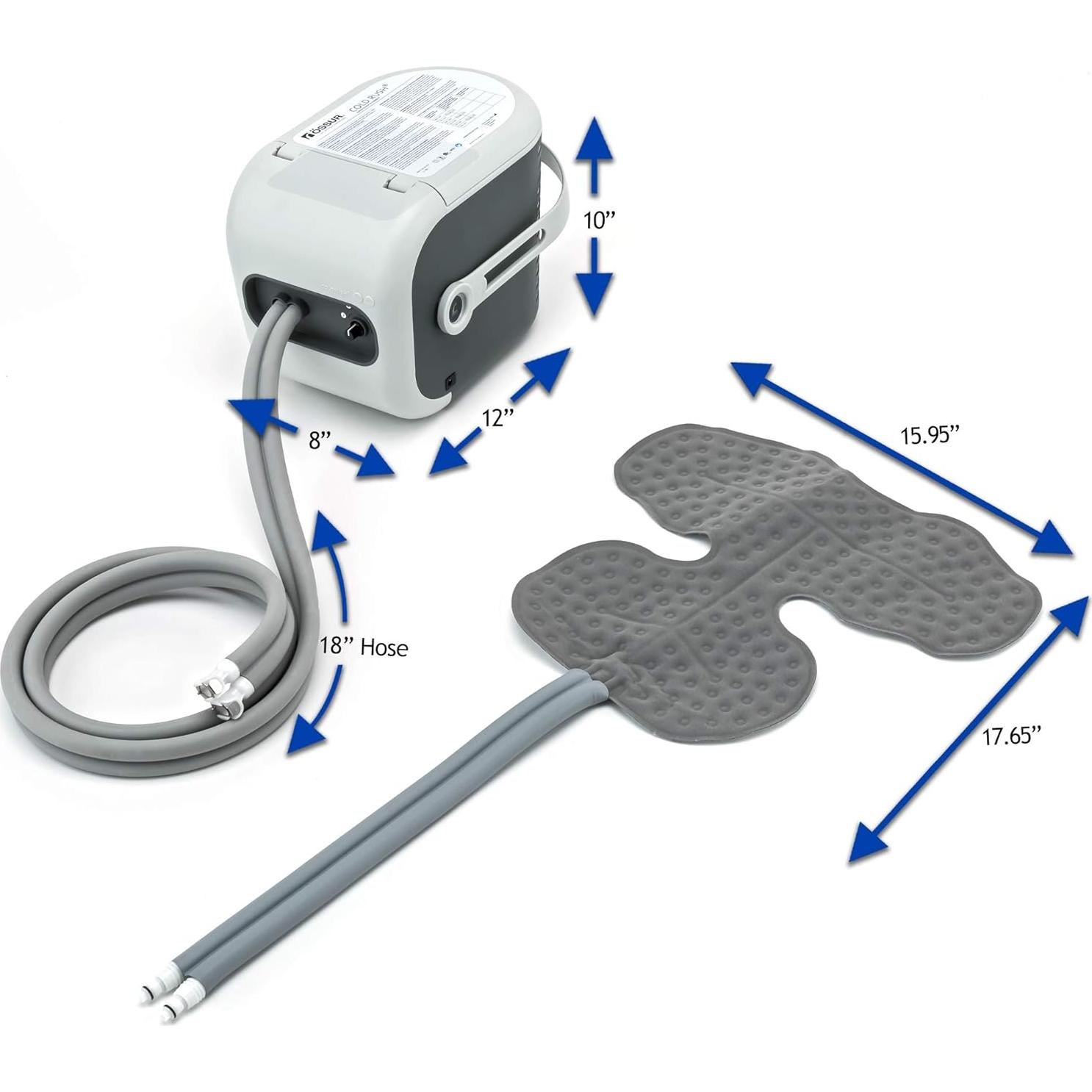 Máquina de Terapia Fría Ossur Cold Rush con Almohadilla Hombro