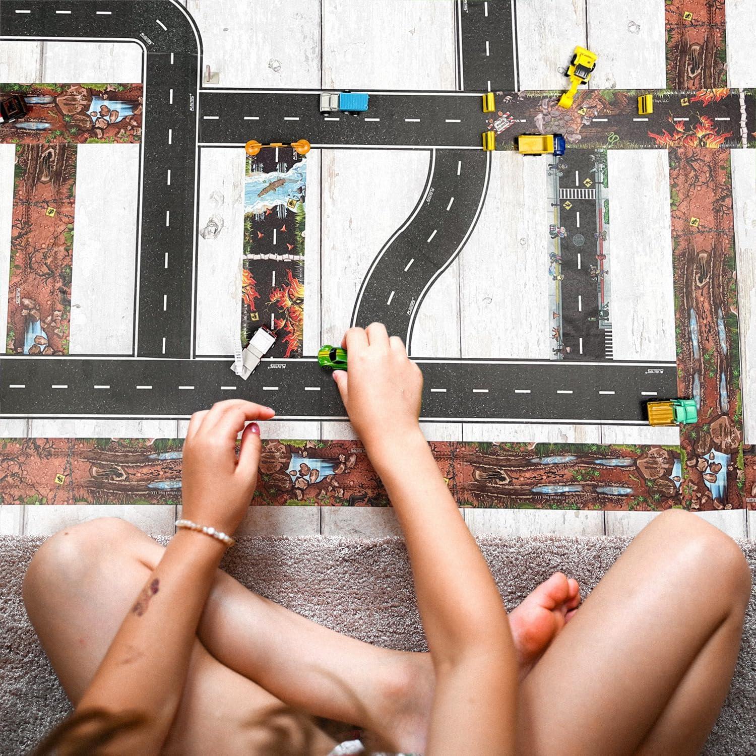 PlayTape Cinta de Camino de Tierra - 2 Rollos 5,08 cm x 9,14 m