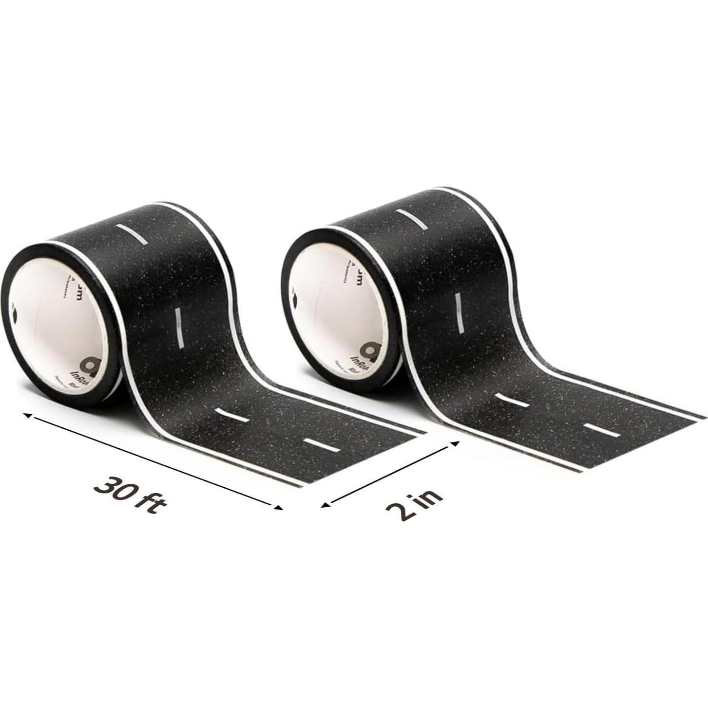 PlayTape Cinta de Carretera Asfalto - Paquete de 2 x 9,14 m