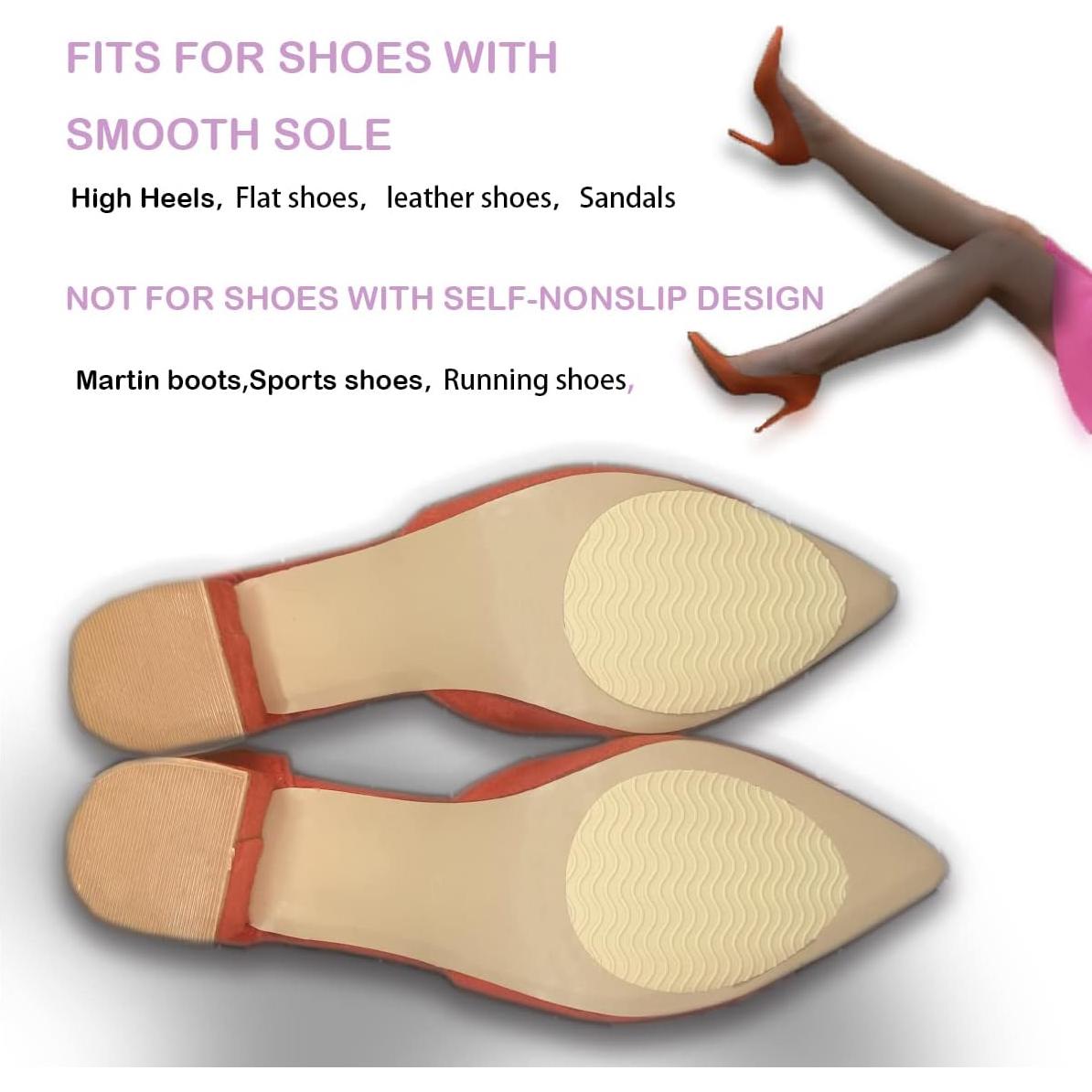 Protectores de Suela Antideslizantes ZBLGO Beige 3 Pares