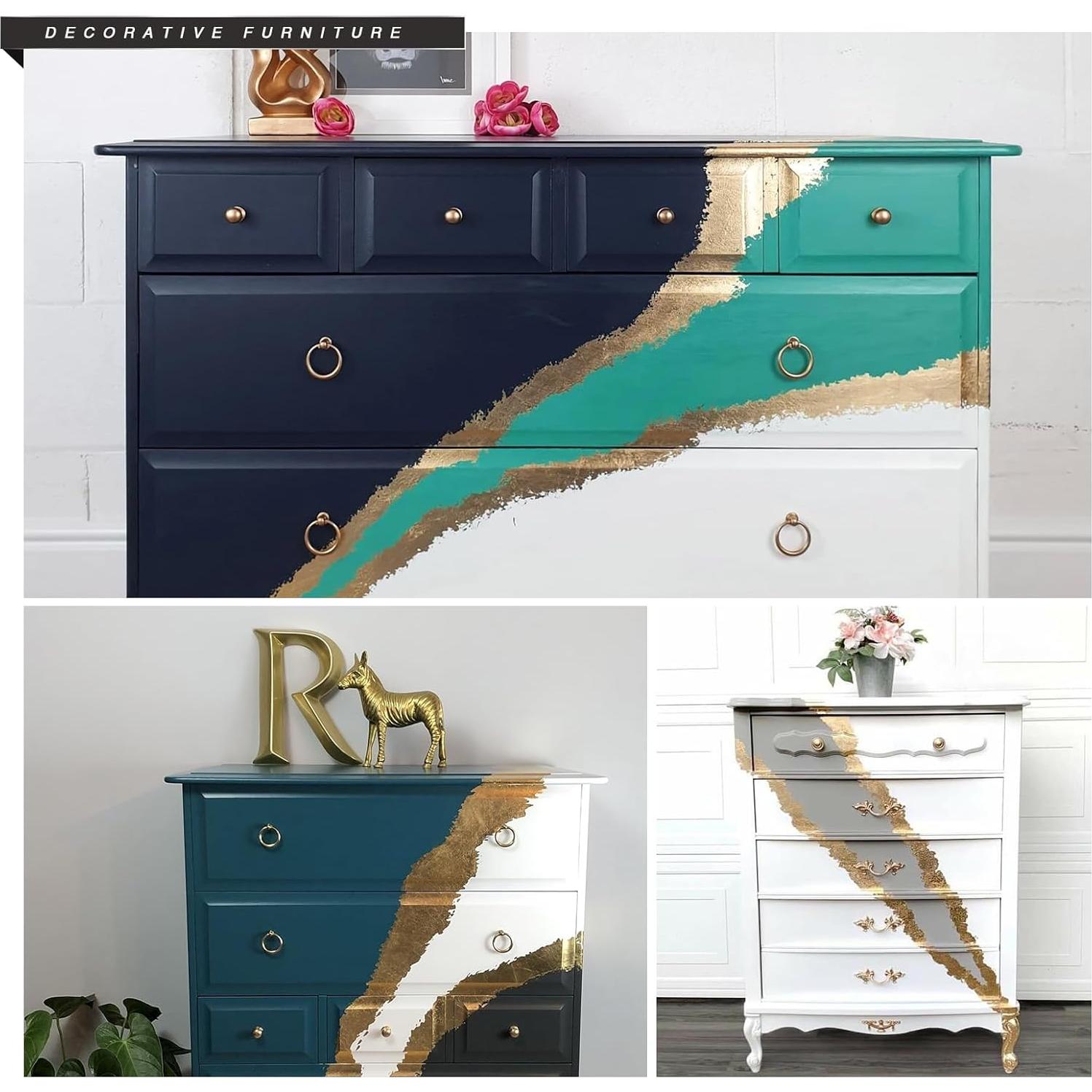 Hojas de Oro YongBo 200 pcs 14cm para Manualidades y Decoración