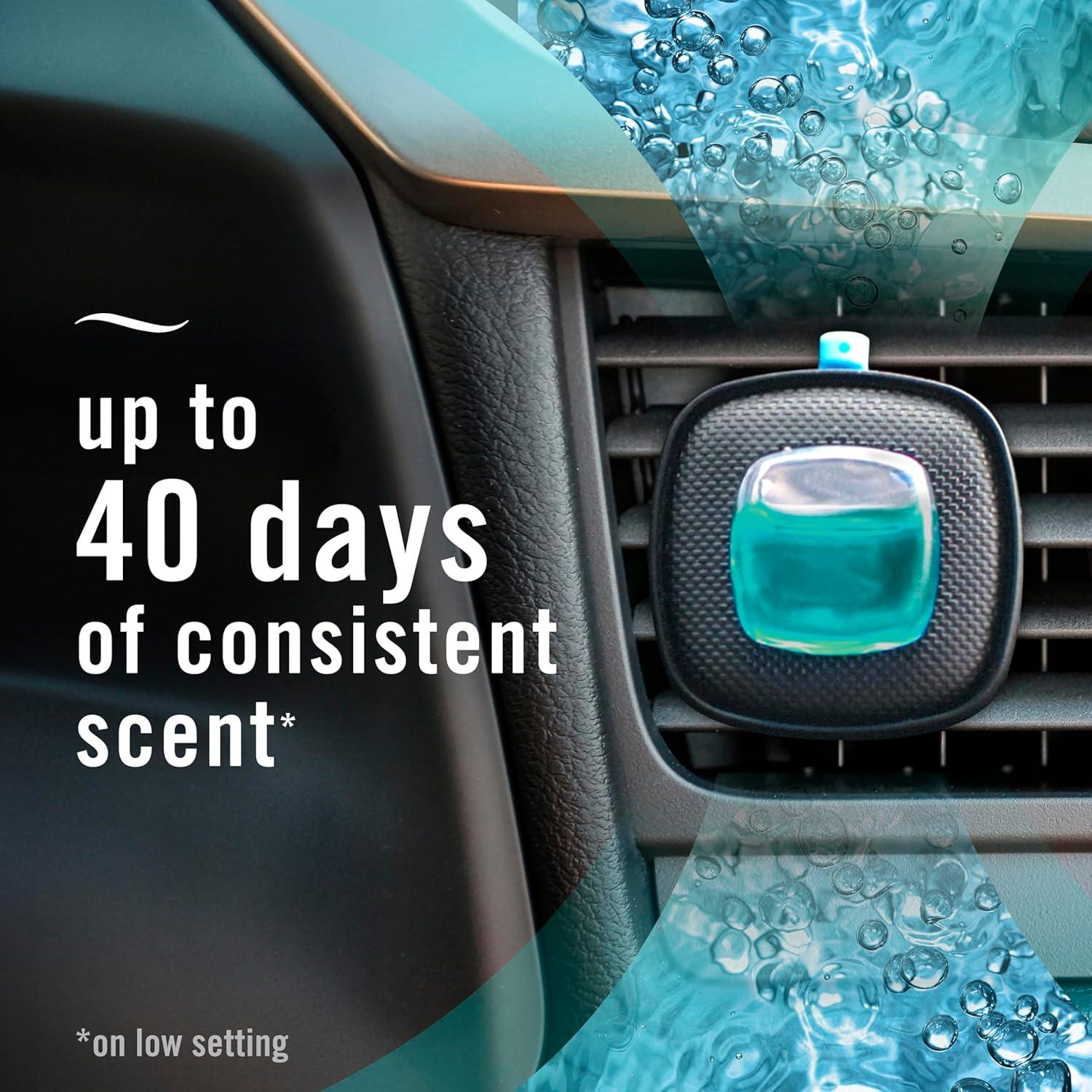 Febreze Unstopables Clip Ventilación Automóvil Fresco 4 Piezas