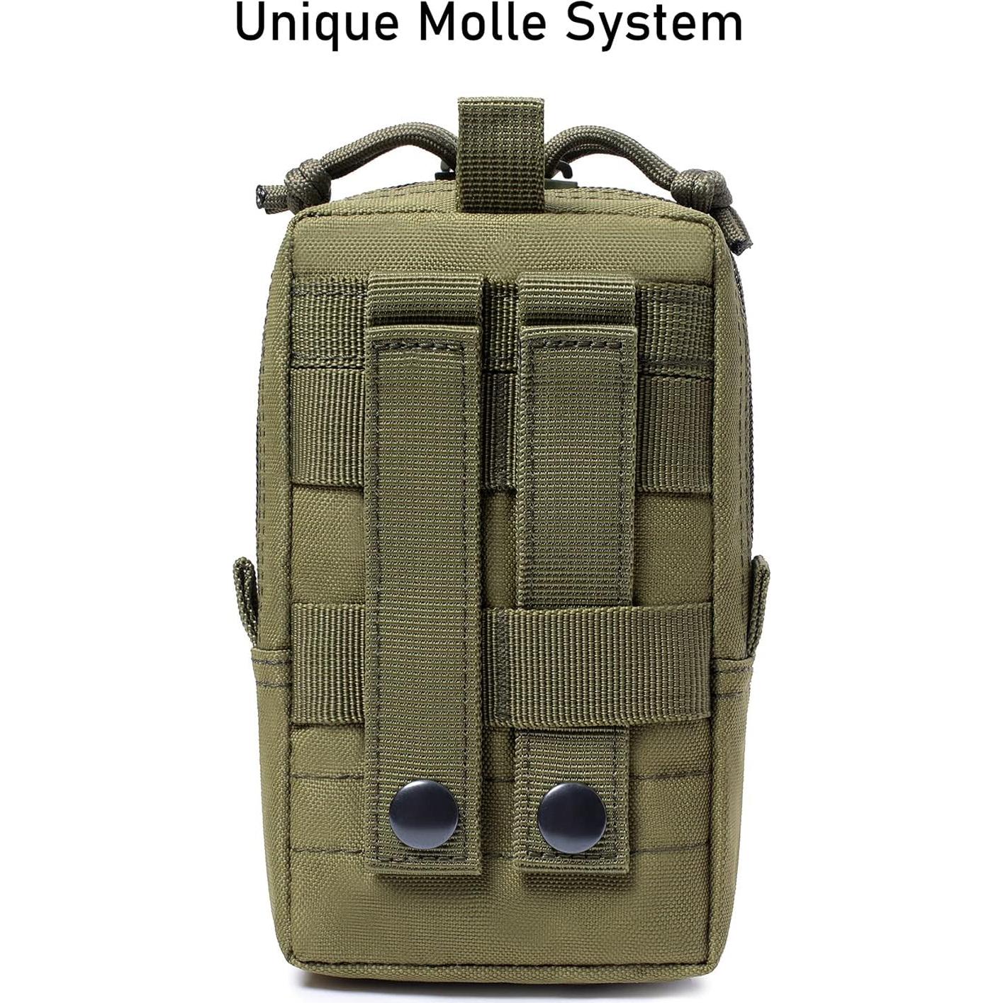 Bolsa EDC Molle Atwilltap para Teléfono - Verde Militar