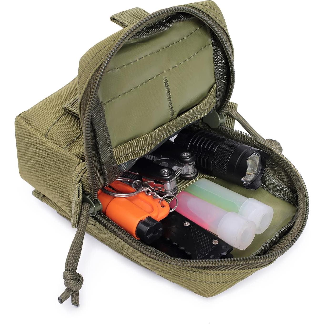 Bolsa EDC Molle Atwilltap para Teléfono - Verde Militar