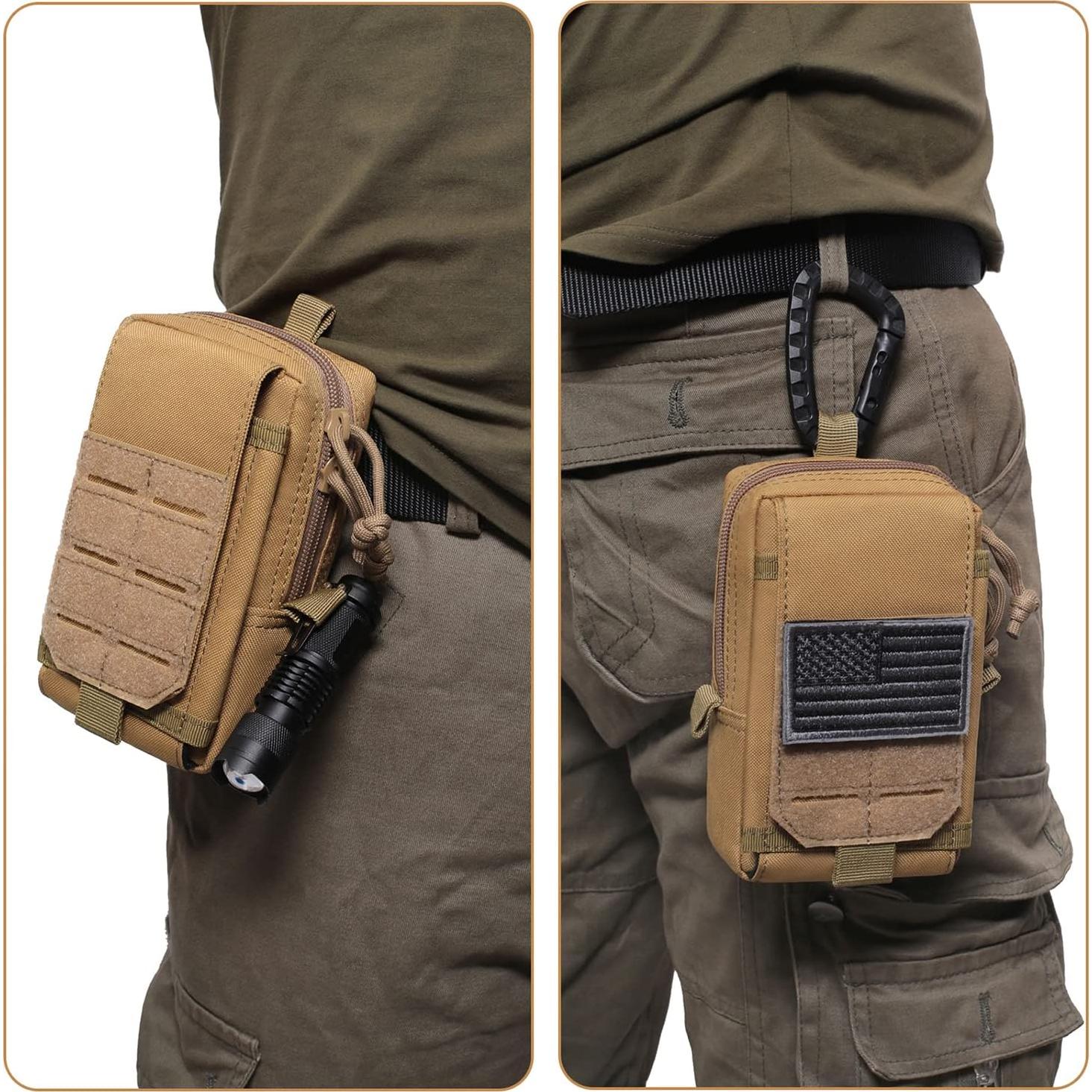 Bolsa EDC Molle Atwilltap para Teléfono - Verde Militar