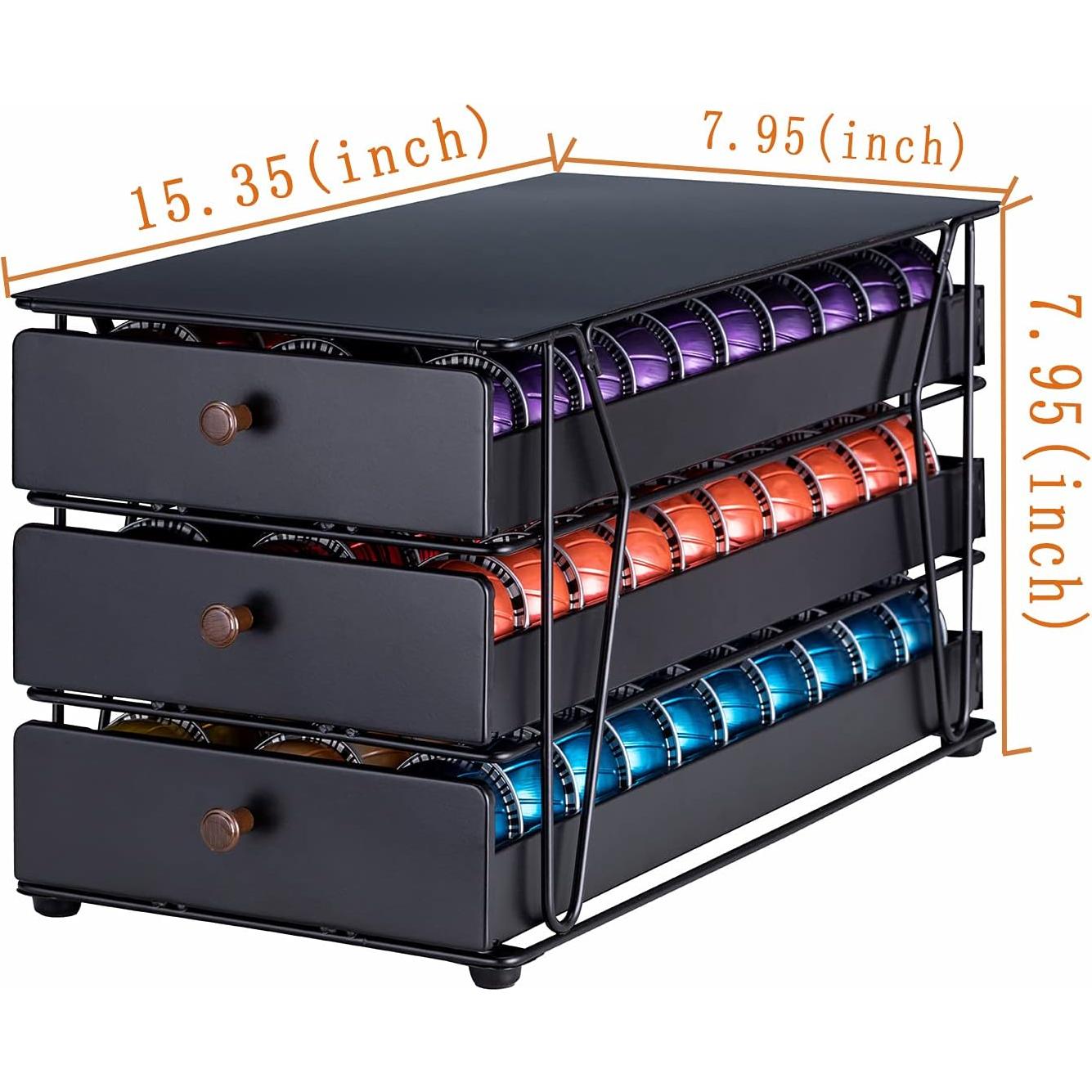 Soporte para cápsulas Nespresso Rice Rat Vertuo - 90 cápsulas