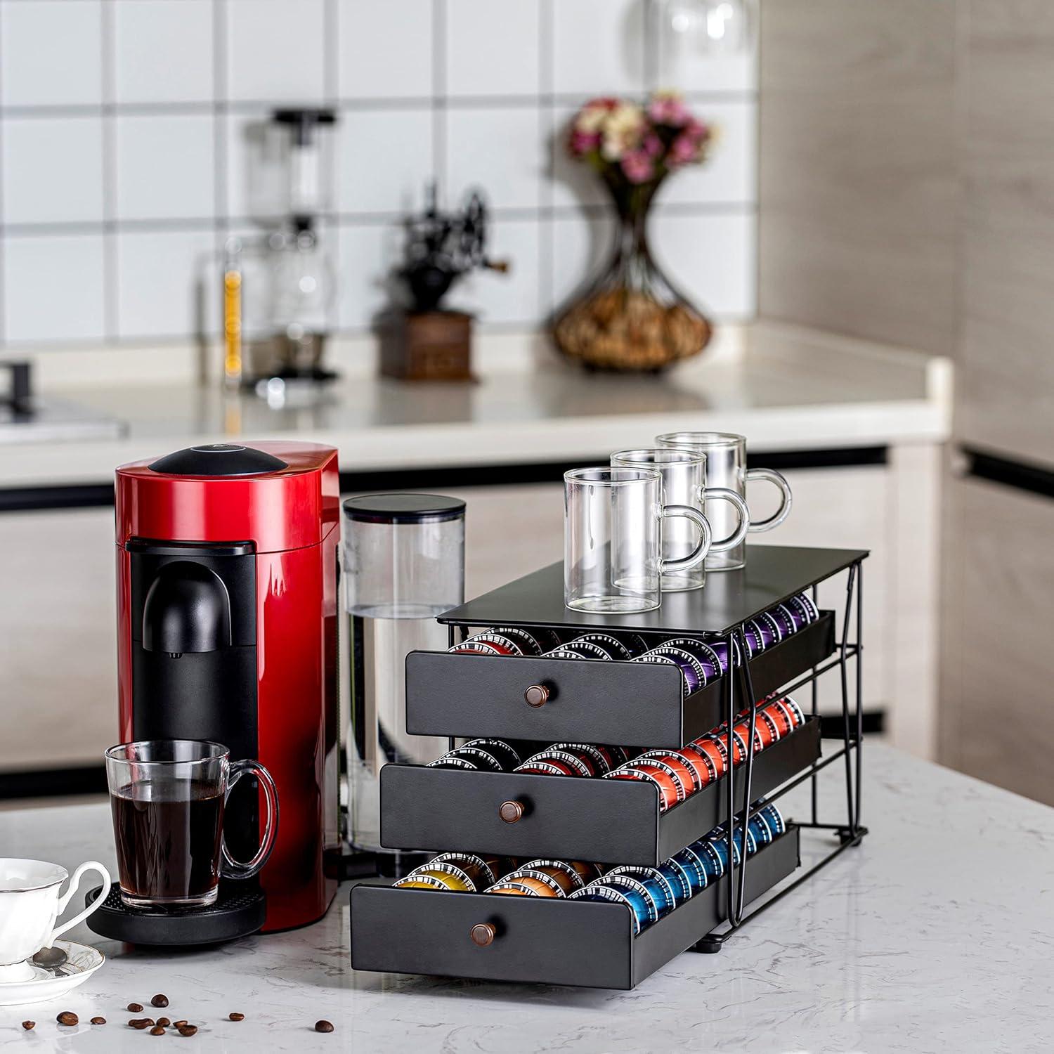 Soporte para cápsulas Nespresso Rice Rat Vertuo - 90 cápsulas