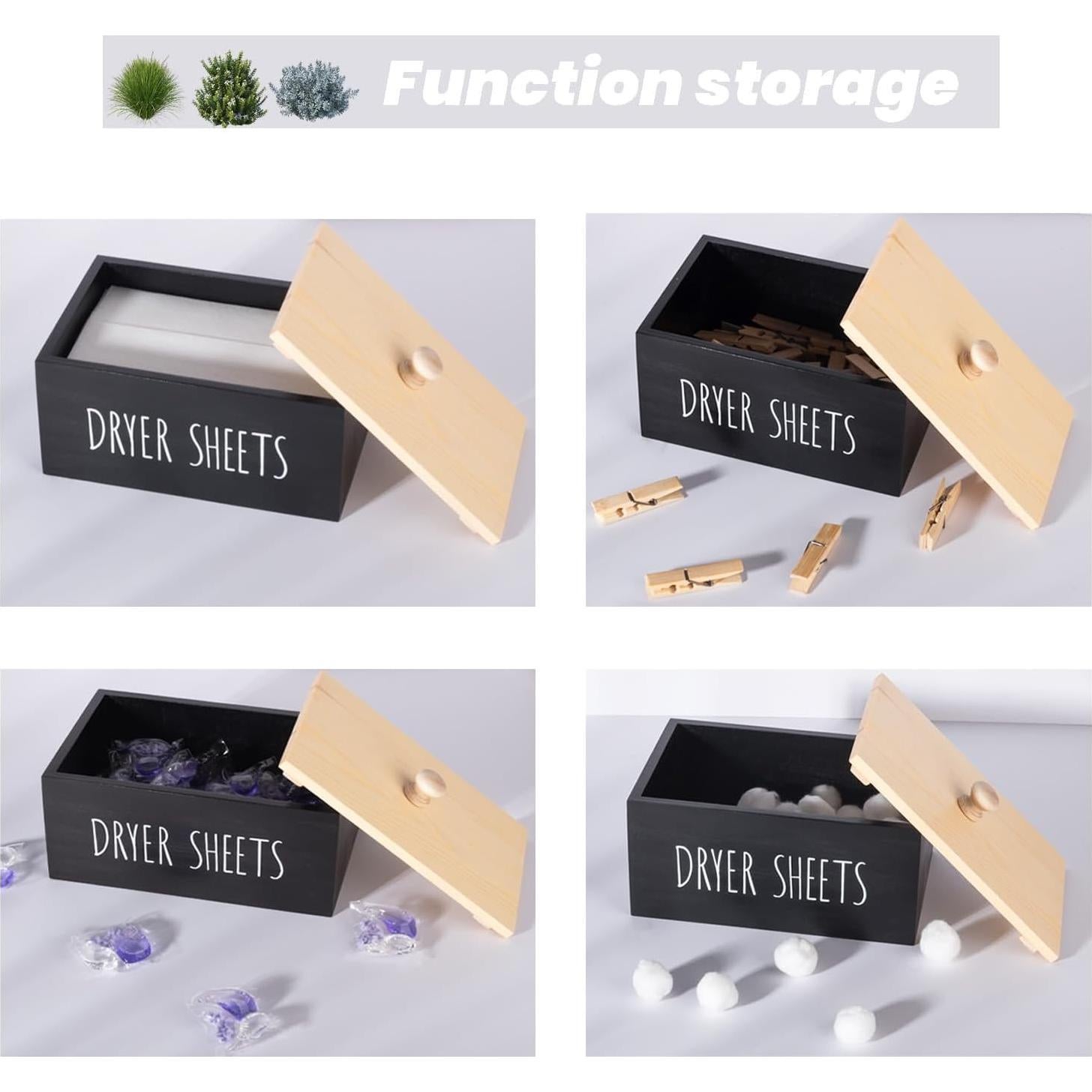 Contenedor de Hojas de Secadora Zoocatia Negro 19.9x13.5 cm