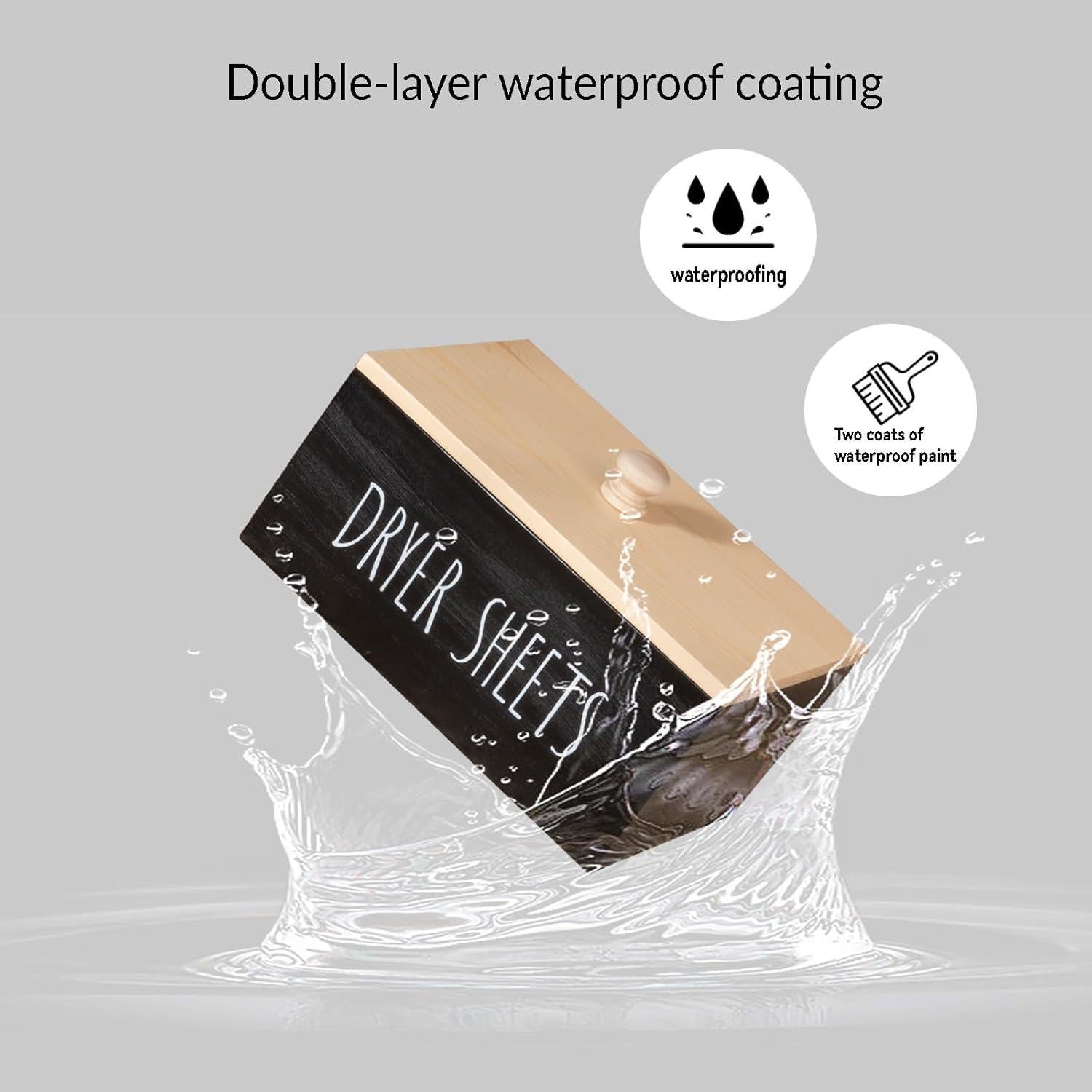 Contenedor de Hojas de Secadora Zoocatia Negro 19.9x13.5 cm