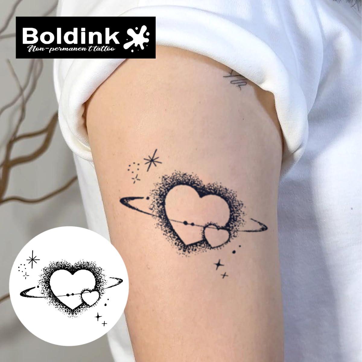 Tatuajes Temporales Boldink Halo de Amor - Impermeables 15 Días