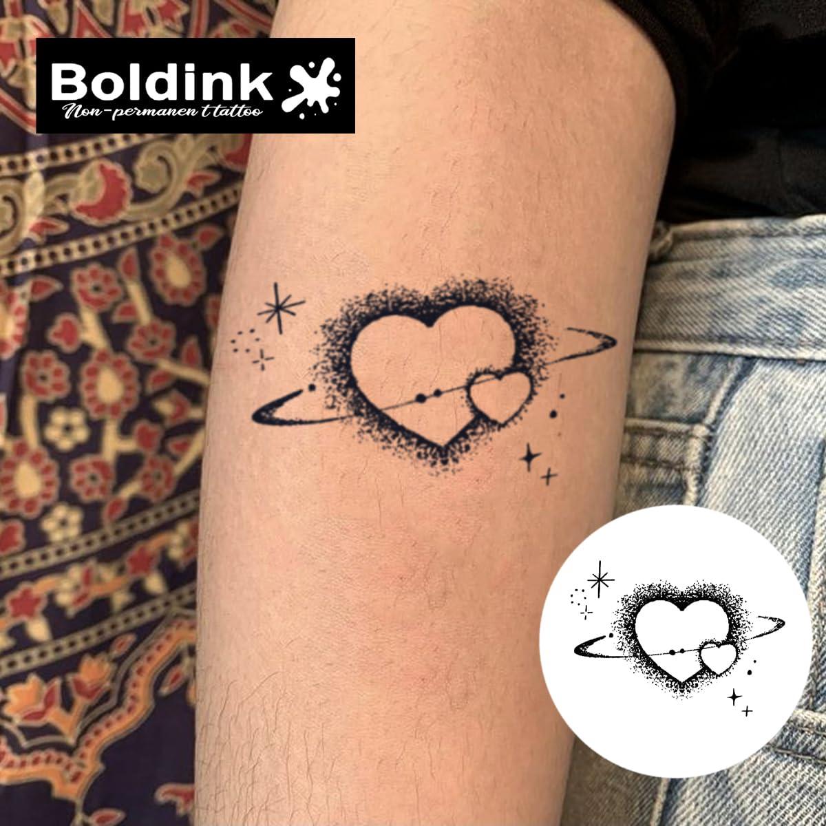 Tatuajes Temporales Boldink Halo de Amor - Impermeables 15 Días