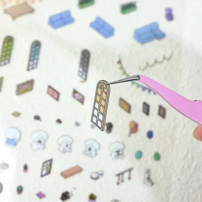 Pegatinas 3D EUTVIBRP para Decoración Creativa - 4 Escenas