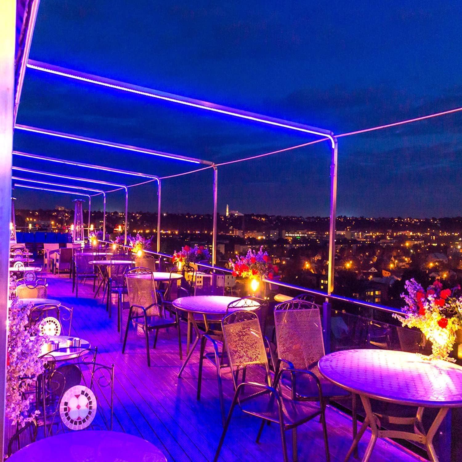 Luces de tira LED Neón MIHEAL 5m IP67 Control Remoto