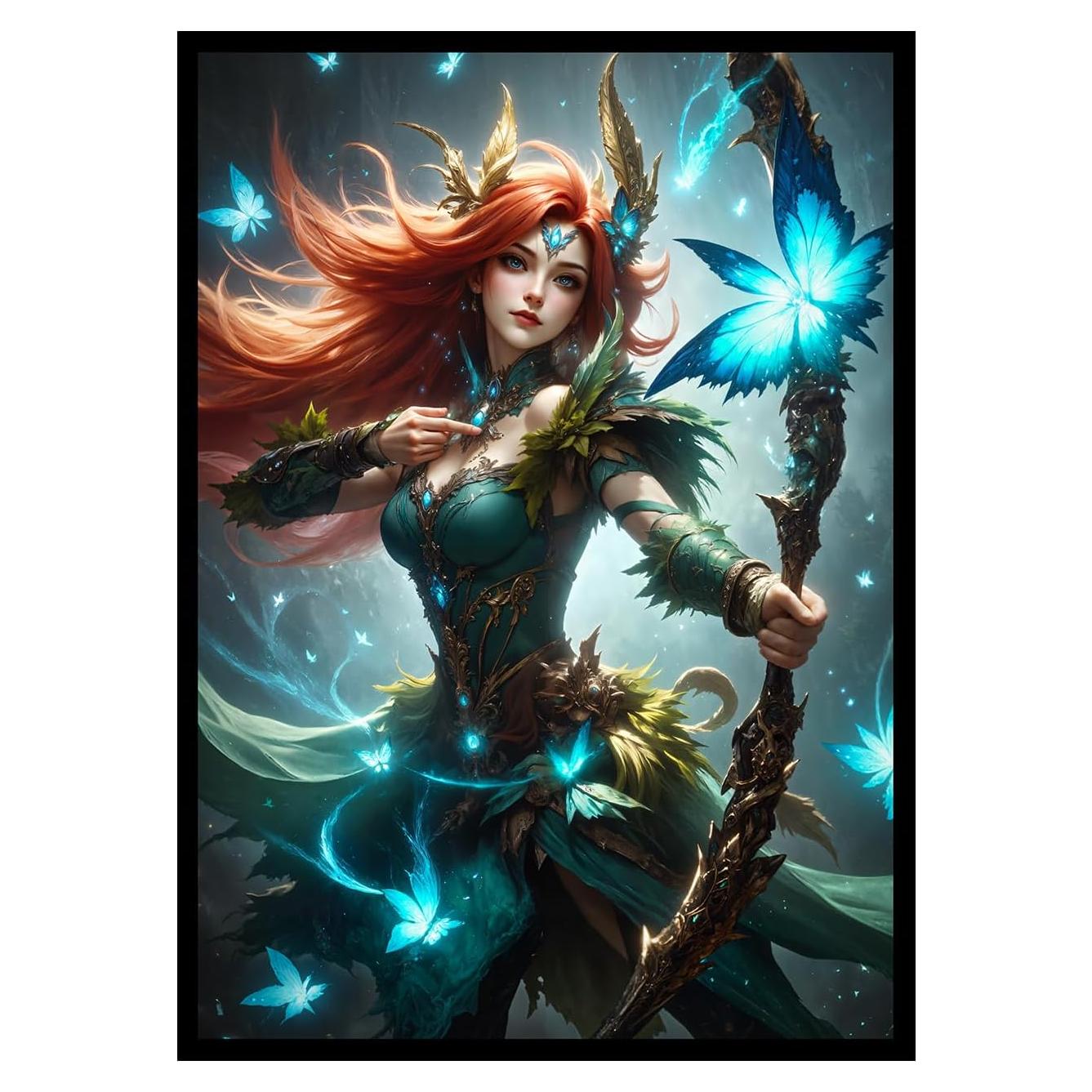 100 Fundas para Cartas Katomula WindRanger 66x88mm