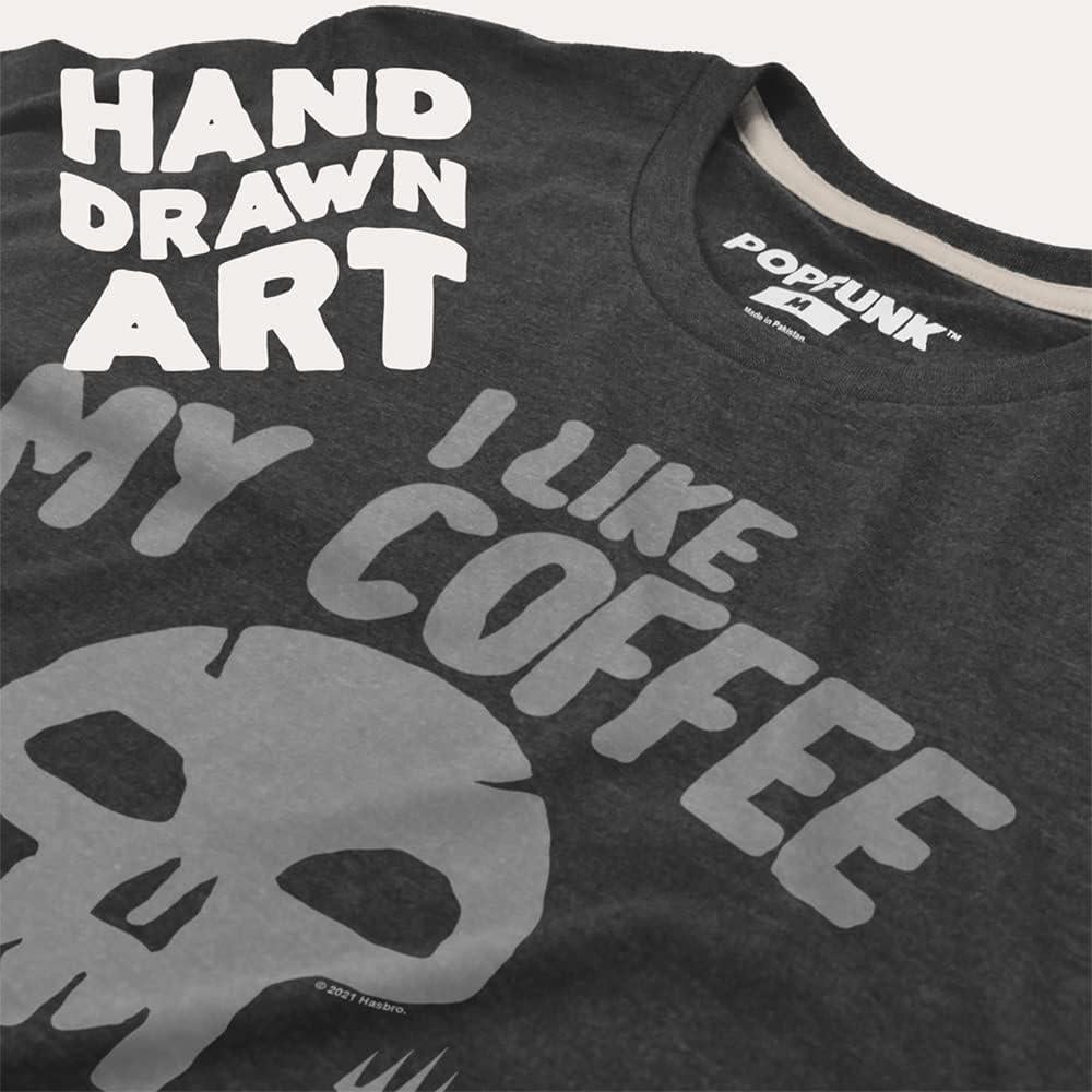 Camiseta Clásica Unisex Popfunk Algodón Negro Pequeño