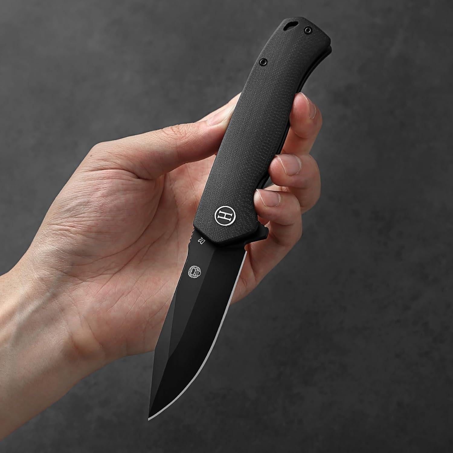 Cuchillo Plegable de Supervivencia Holtzman's Gorilla D2 19.4cm