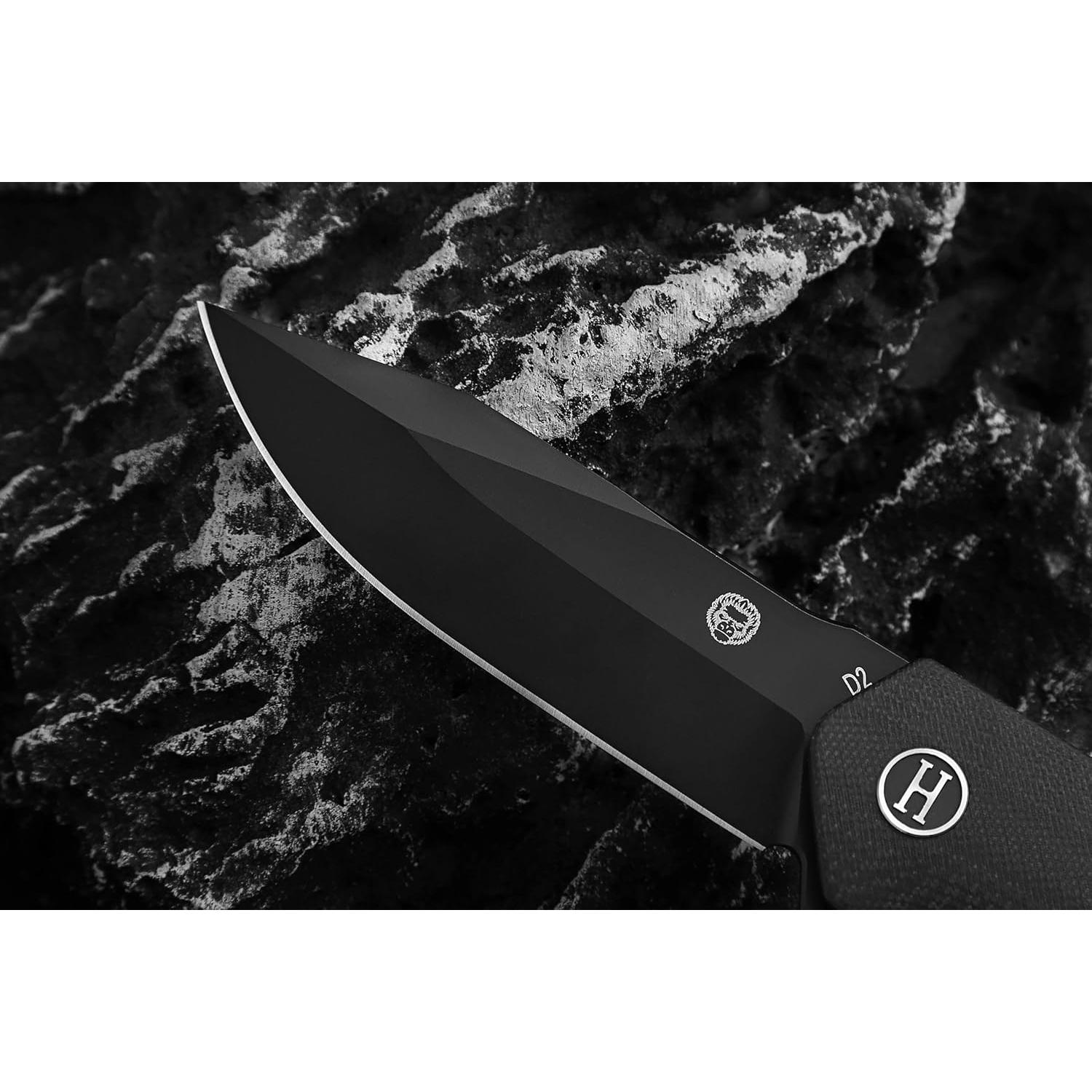 Cuchillo Plegable de Supervivencia Holtzman's Gorilla D2 19.4cm