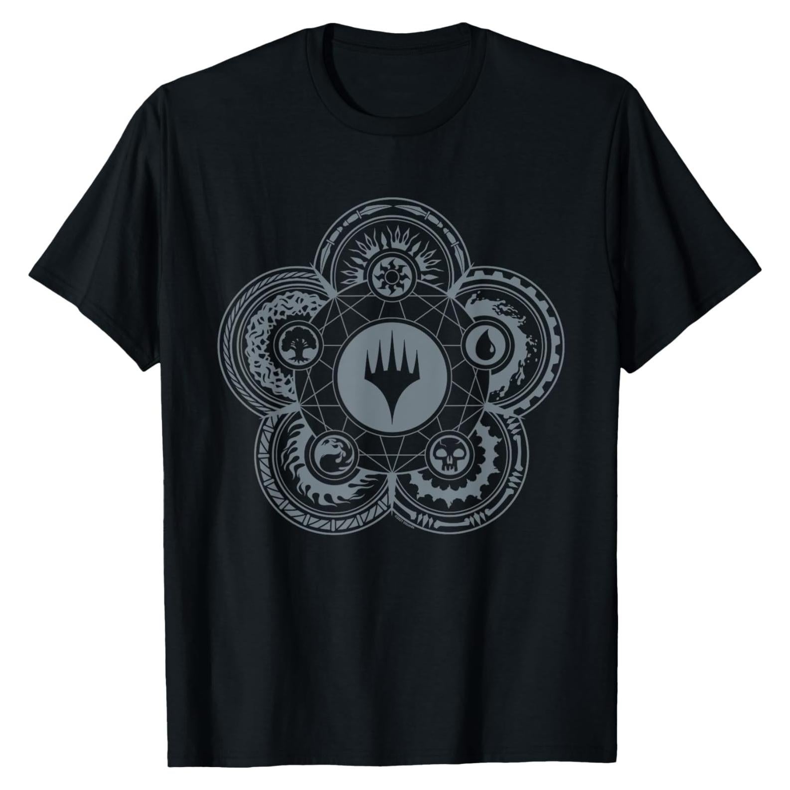 Camiseta Magic: The Gathering Hieroglífico Hombres 100% Algodón