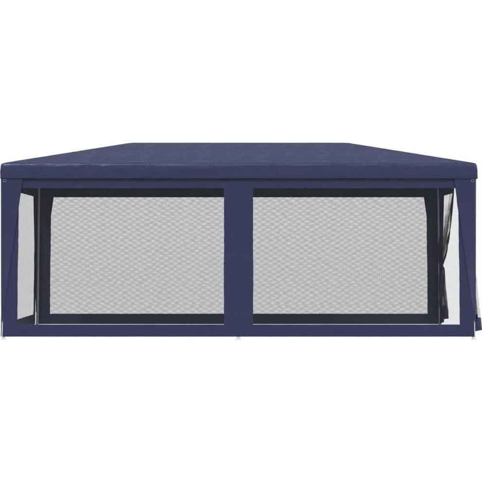 Carpa de Fiesta ANYCHOLE 2.99m x 6.00m HDPE Azul con 6 Paredes