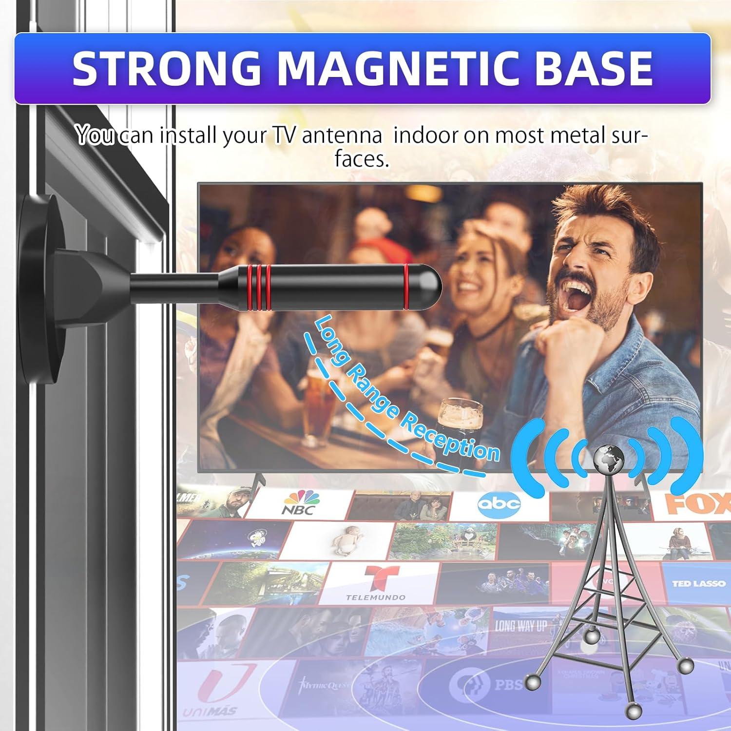 Antena Digital HDTV DTVSMARTSHOW DVB-T2 Interior 2025