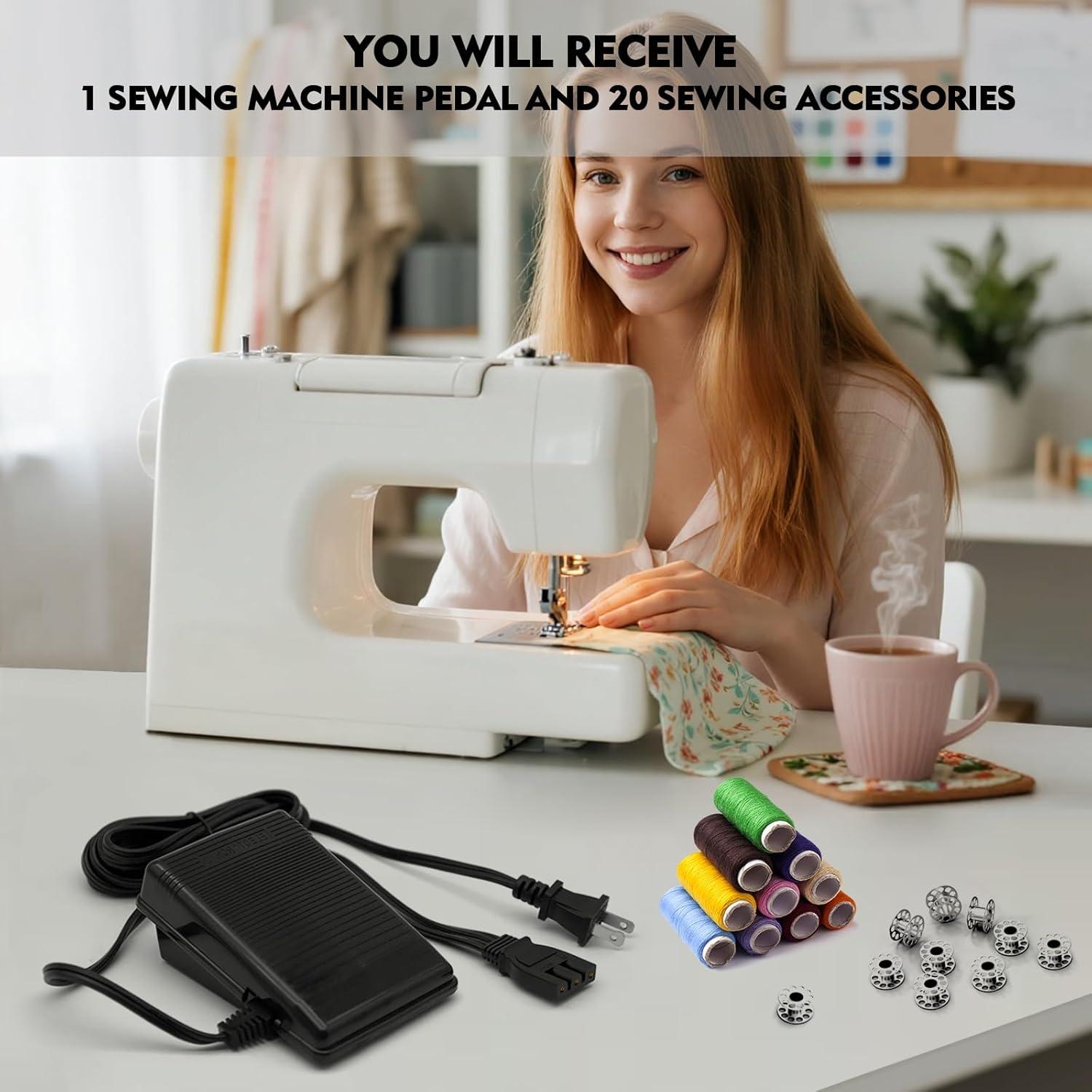 Pedal y Cable de Alimentación para Máquina de Coser Singer #359102-001