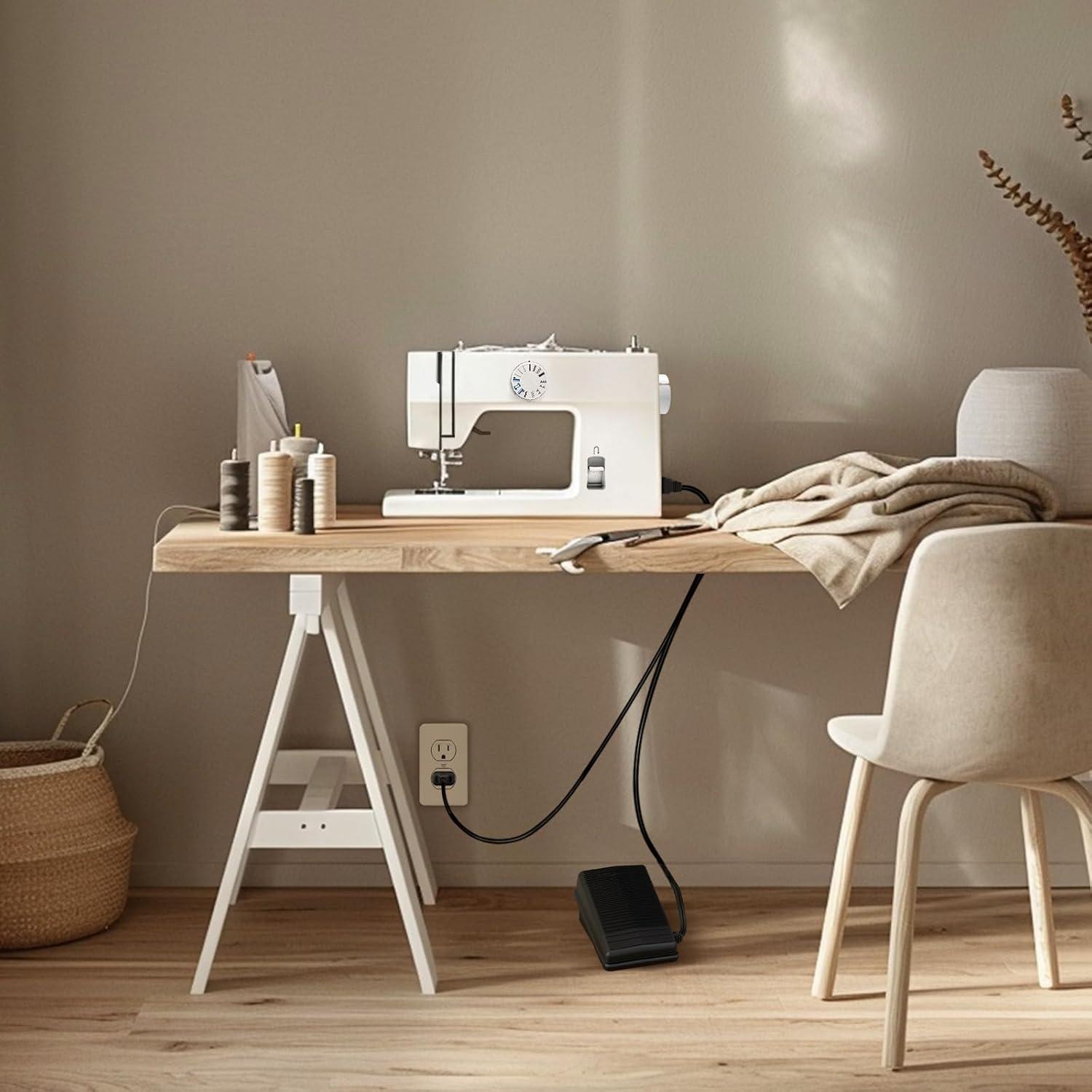 Pedal y Cable de Alimentación para Máquina de Coser Singer #359102-001