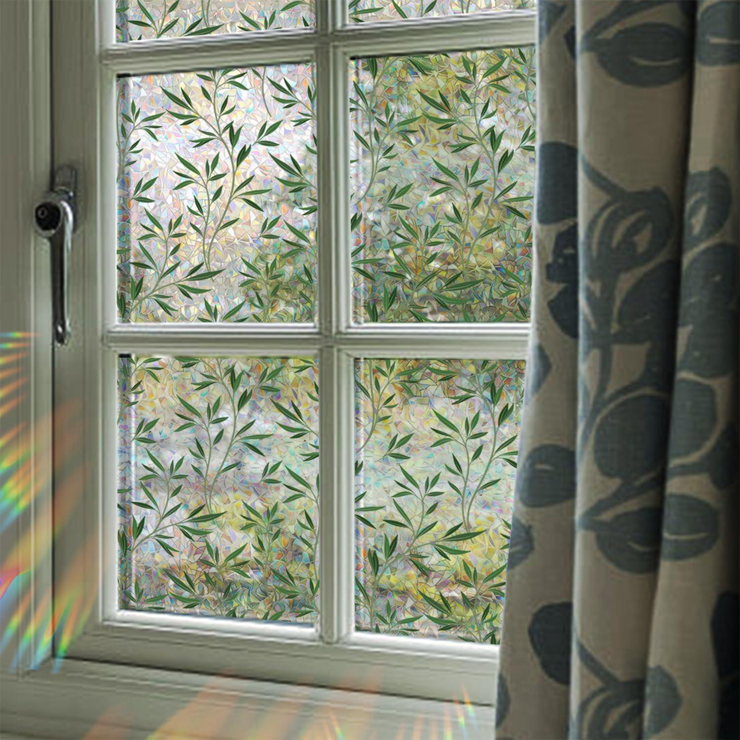 Película de Privacidad para Ventanas WBQMUNY 39.9x100.1 cm